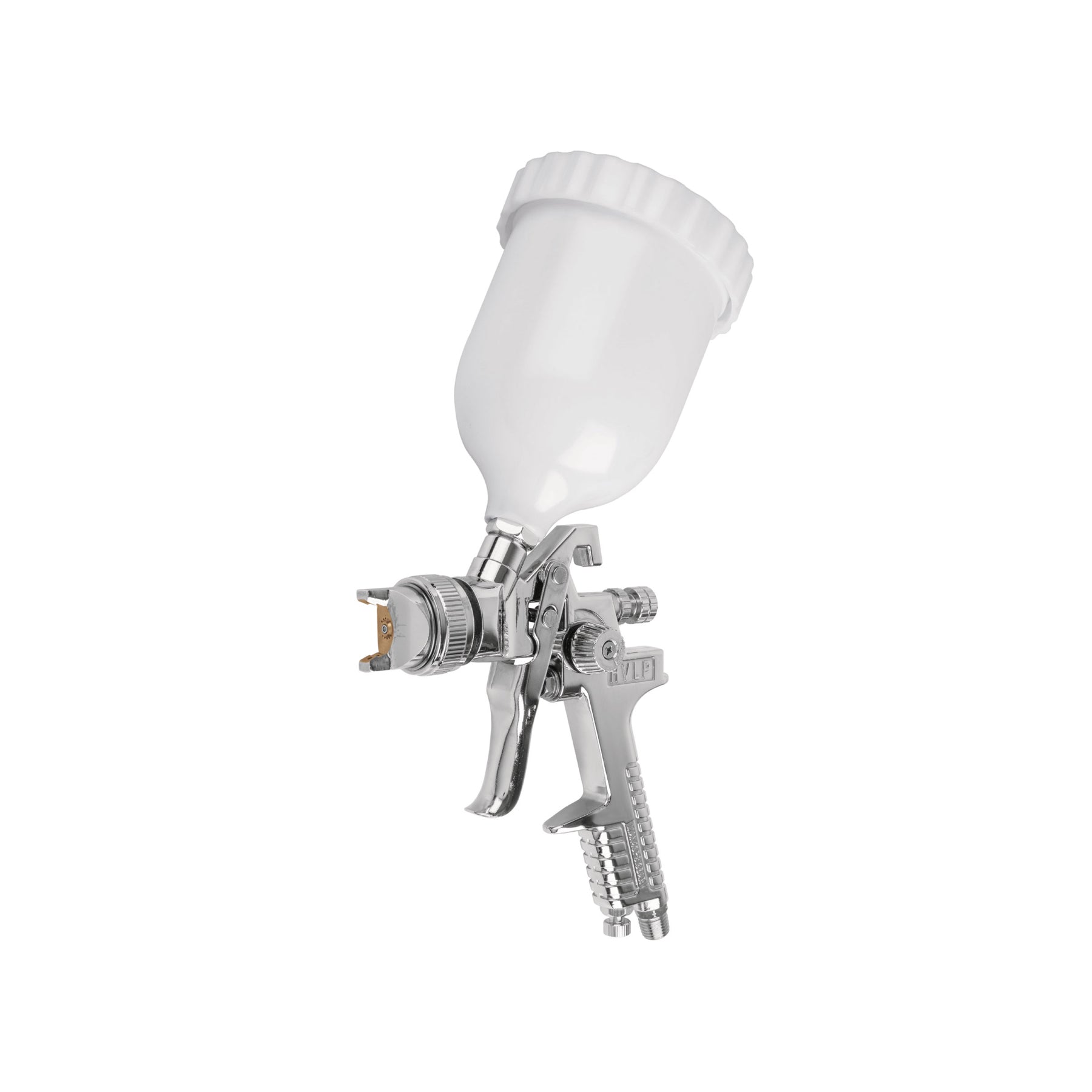 Pistola para pintar gravedad HVLP vaso plástico, 1.4 mm, Truper