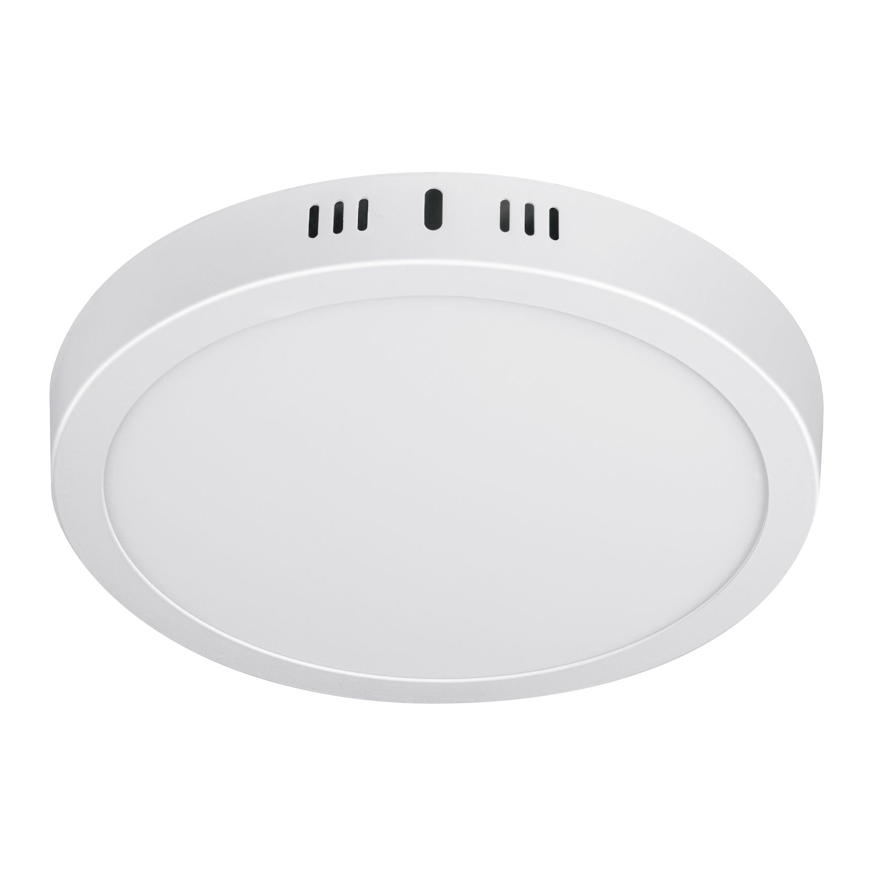 Luminario LED tipo plafón 18 W, redondo, luz de día, blanco