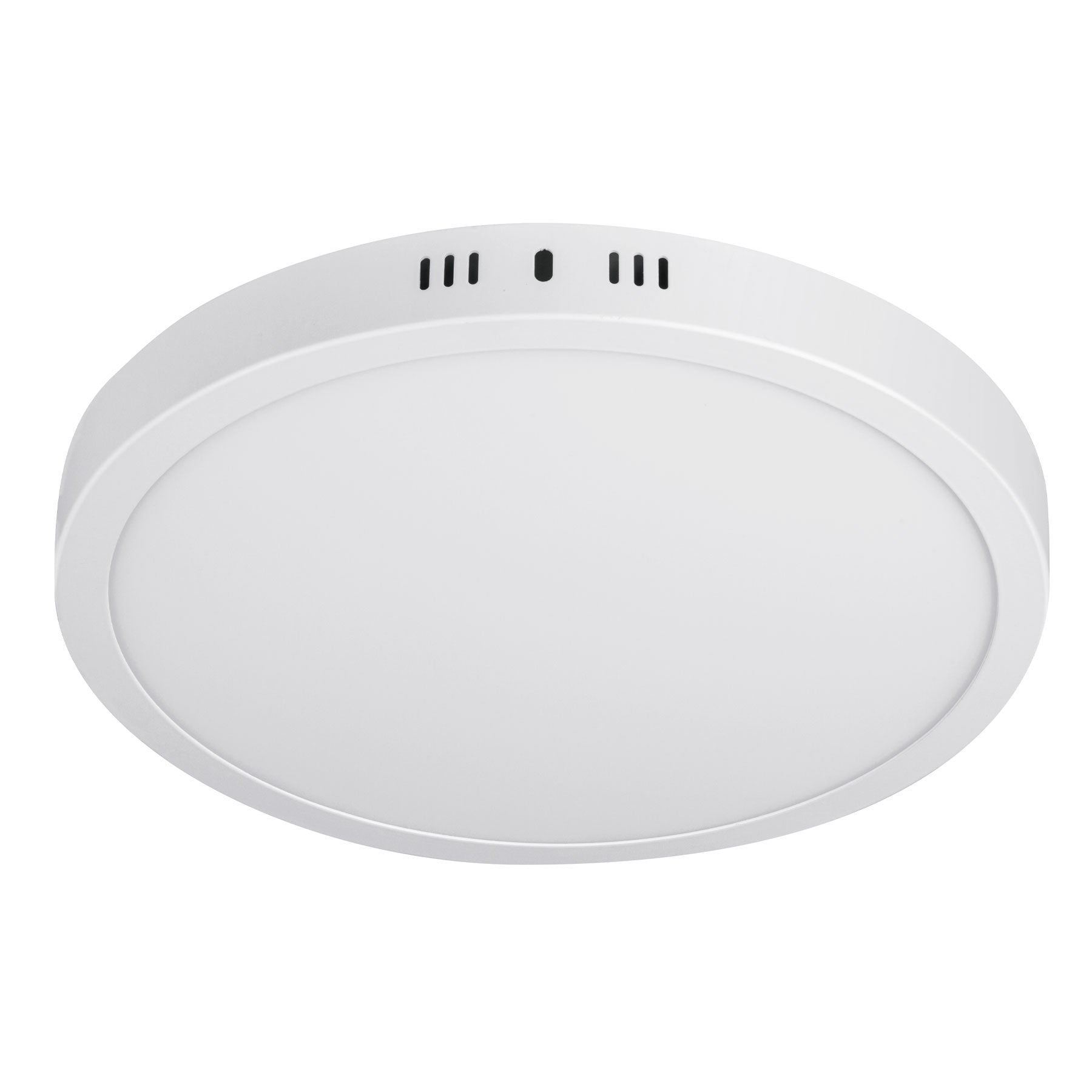 Luminario LED tipo plafón 24 W, redondo, luz de día, blanco