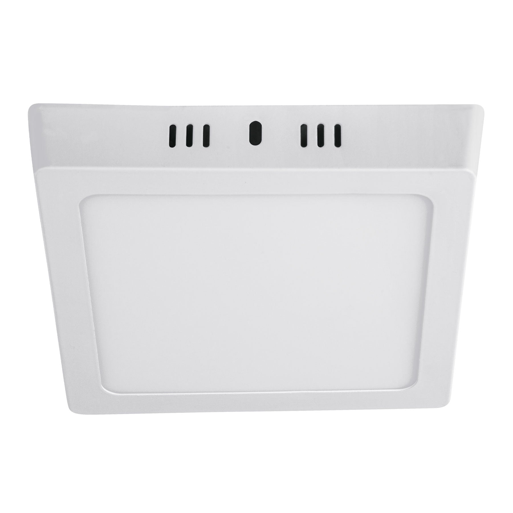 Luminario LED tipo plafón 12 W, cuadrado, luz de día, blanco
