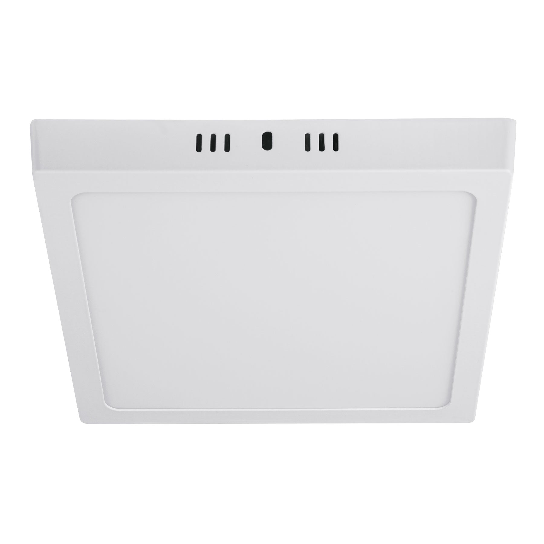 Luminario LED tipo plafón 18 W, cuadrado, luz de día, blanco