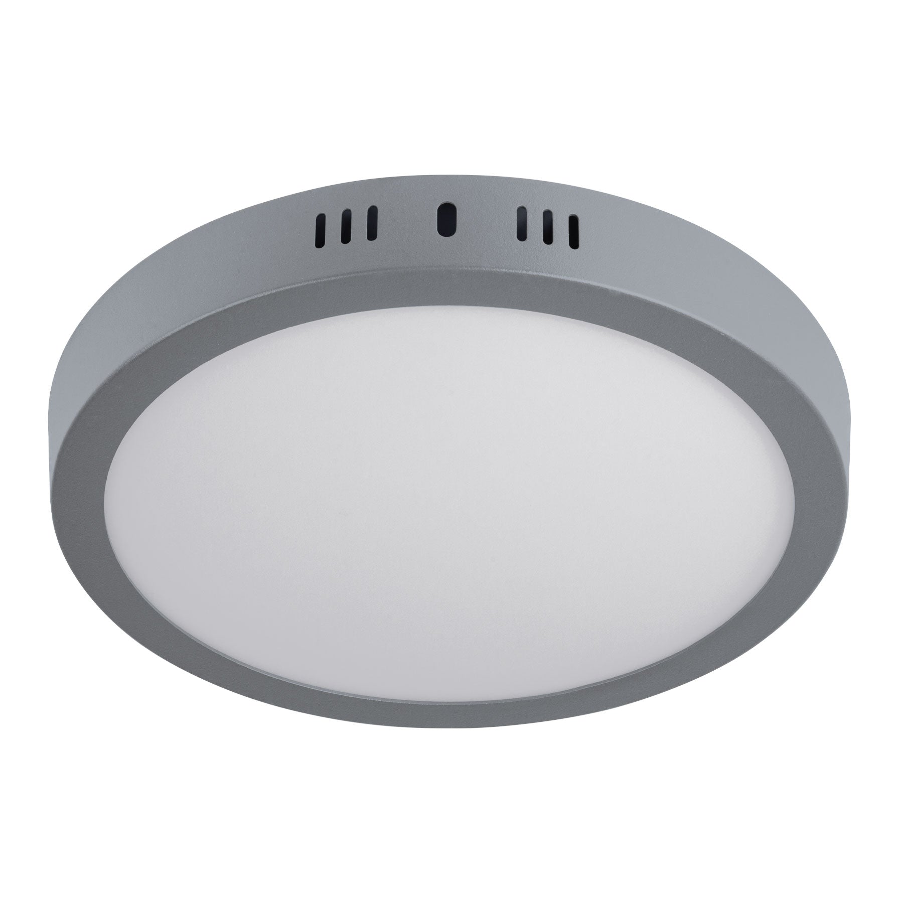 Luminario LED plafón 18W 6500K, redondo, gris, Volteck, PLA-216L, 47348