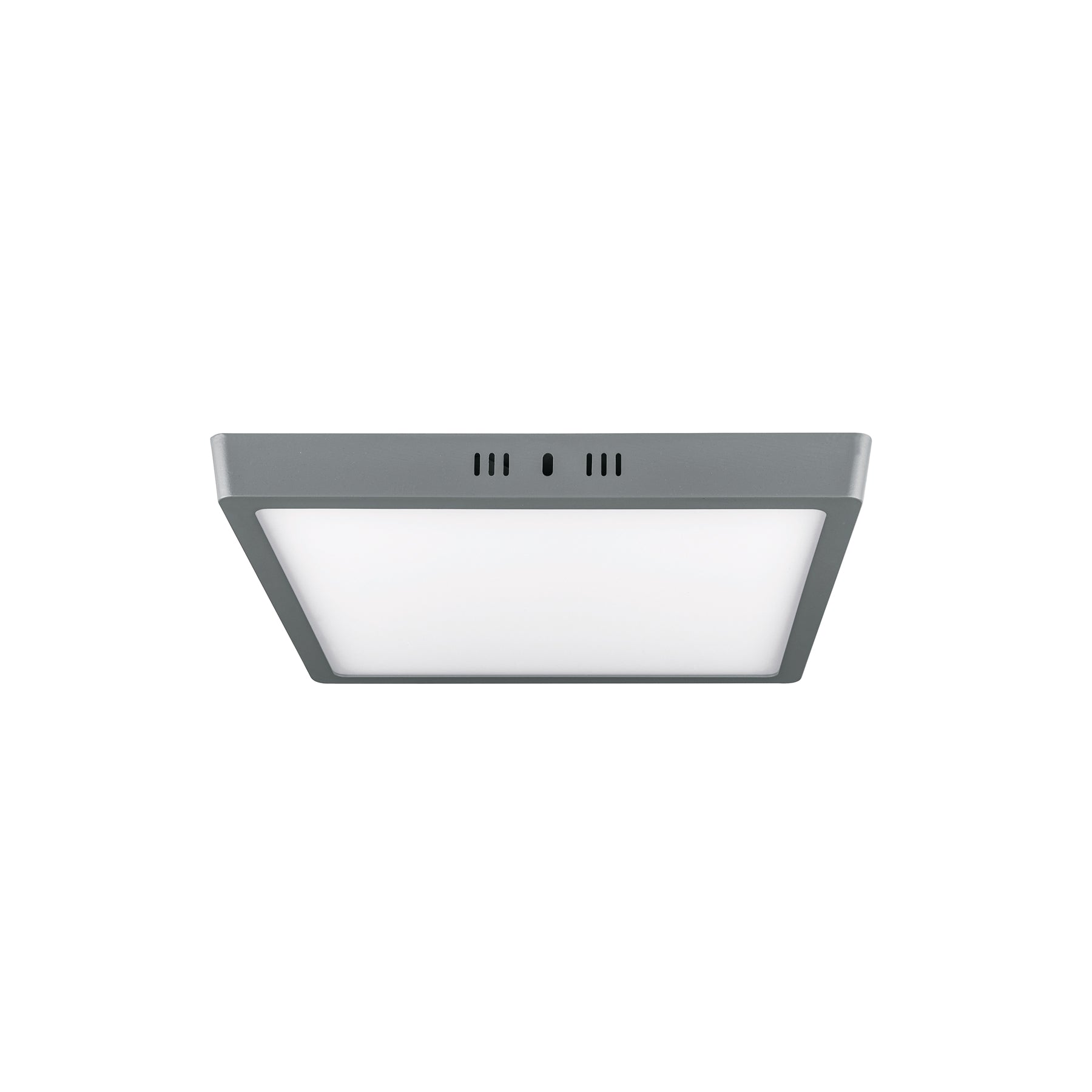 Luminario LED plafón 24W 6500K, cuadrado, gris, Volteck, PLA-221L, 47449