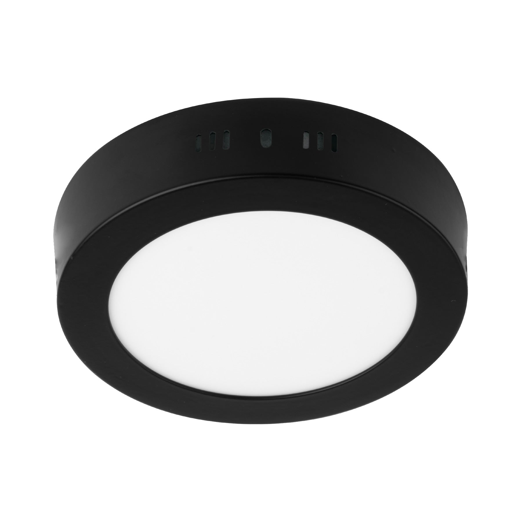 Luminario LED plafón 6W 6500K, redondo, negro, Volteck, PLA-223L, 47395
