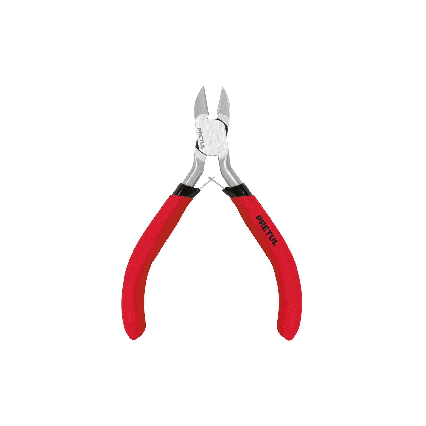4 Cortadores De Alambre Pequeños P.I.T.: Alicates De Corte Diagonal De Precisión (5") - Green Grip