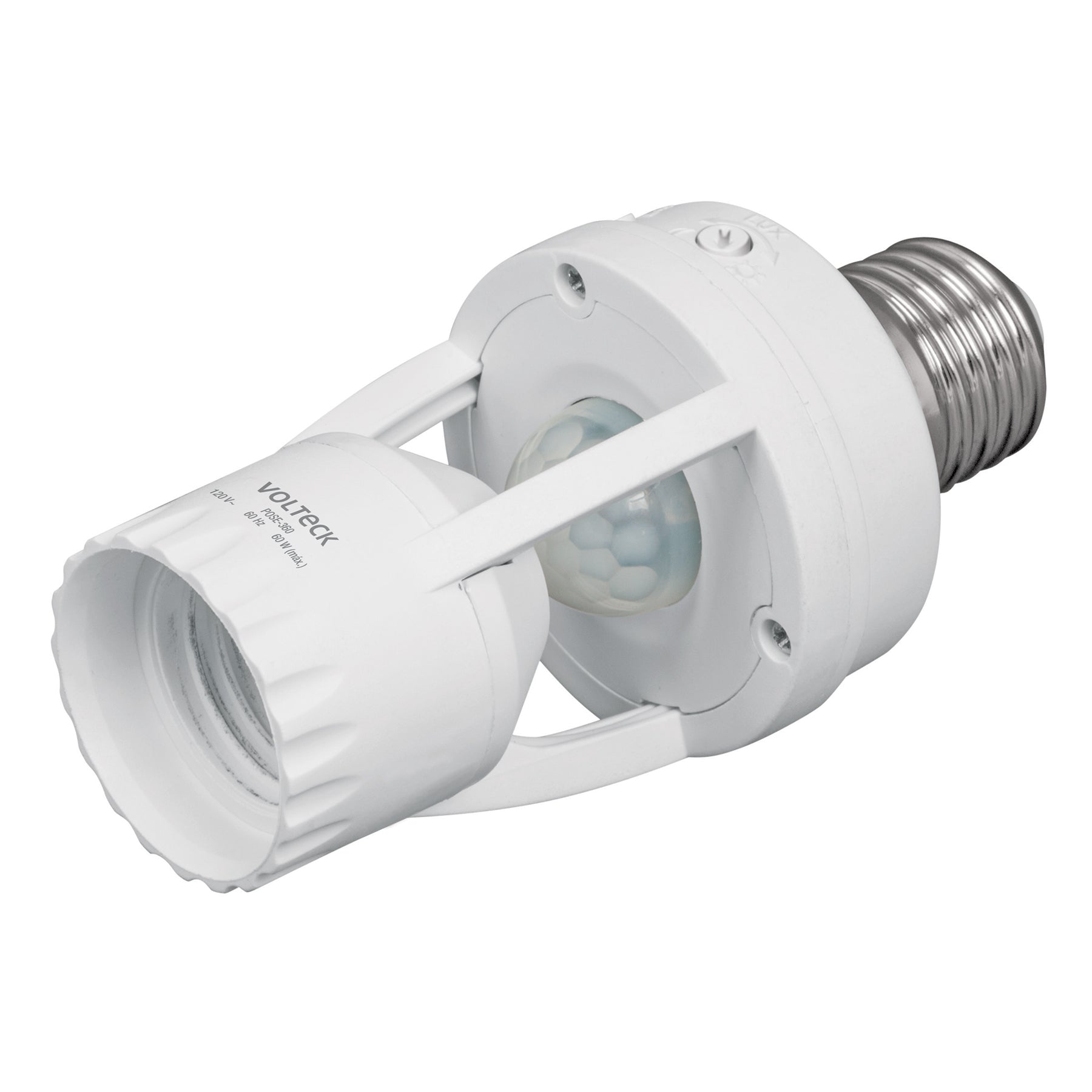 Portalámpara con sensor de movimiento 360∞, Volteck
