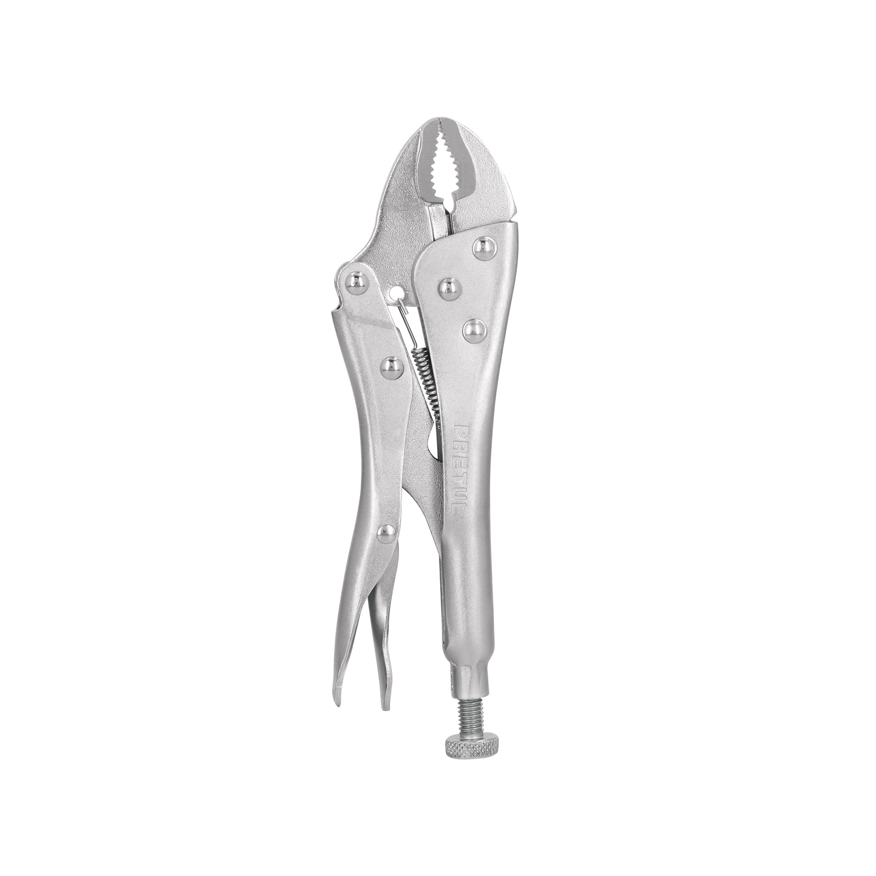 Pinza de presión 7" mordaza curva, Pretul