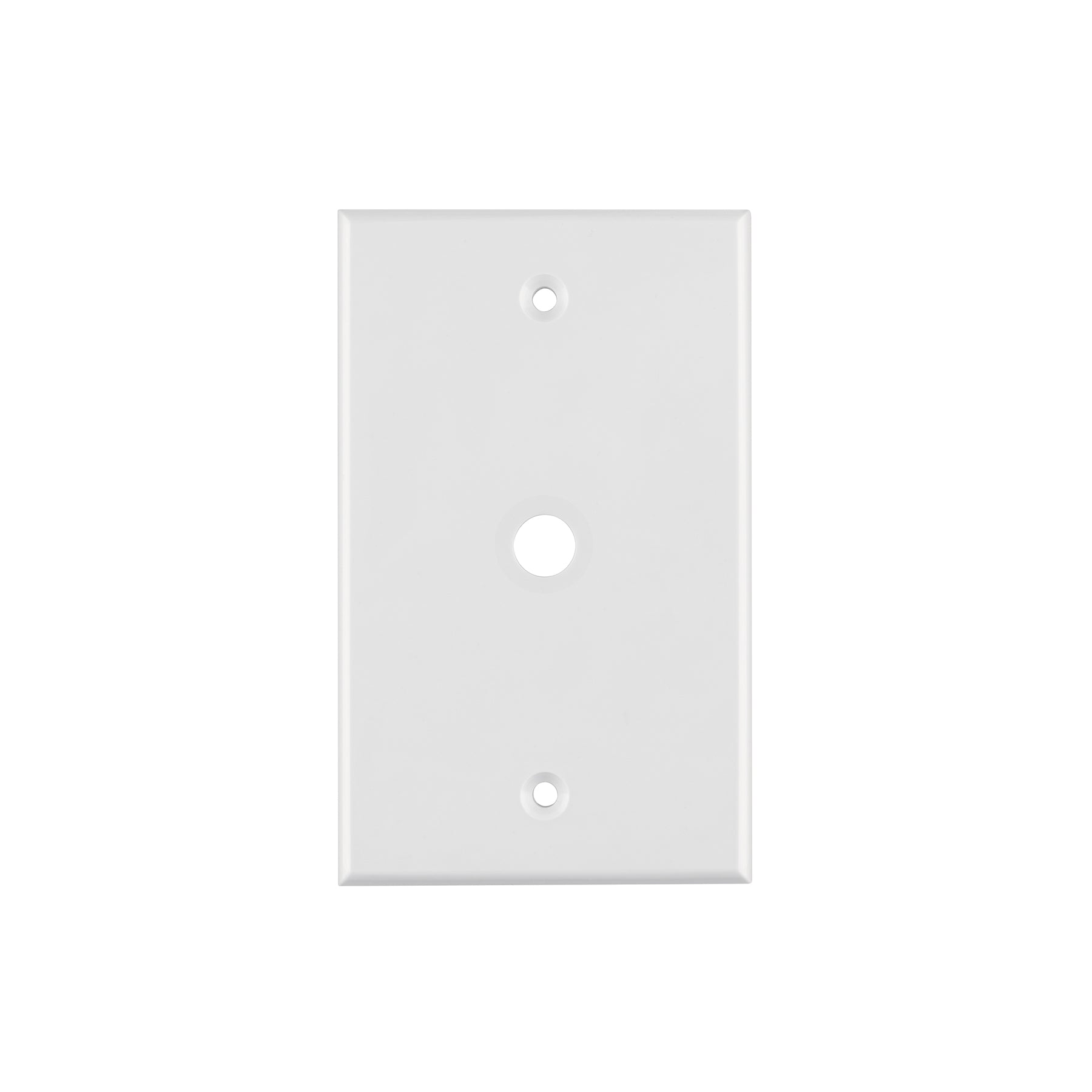Placa de ABS pasacable, Standard, blanco, Volteck, PPAN-SB, 49711