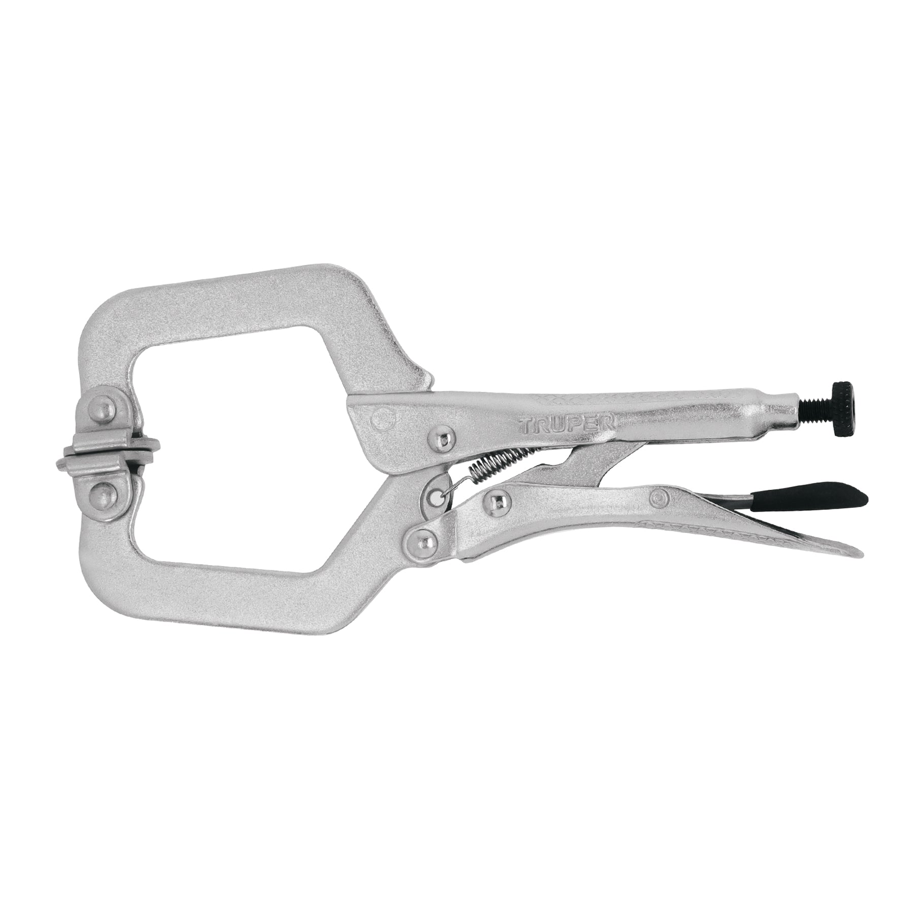 Pinza de presión 6" tipo "C" con mordaza autoajustable