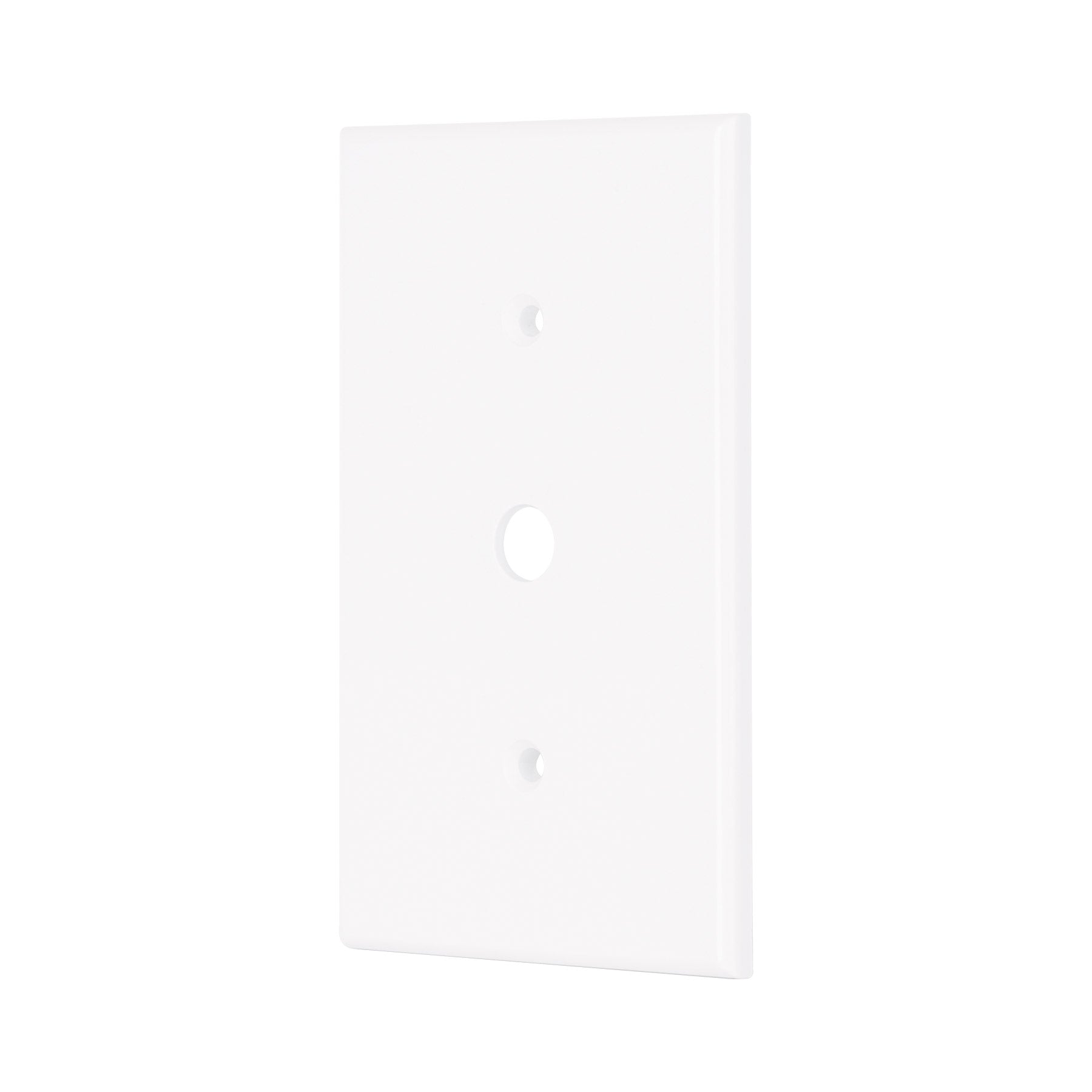 Placa de ABS para atenuador, Standard, blanco, Volteck