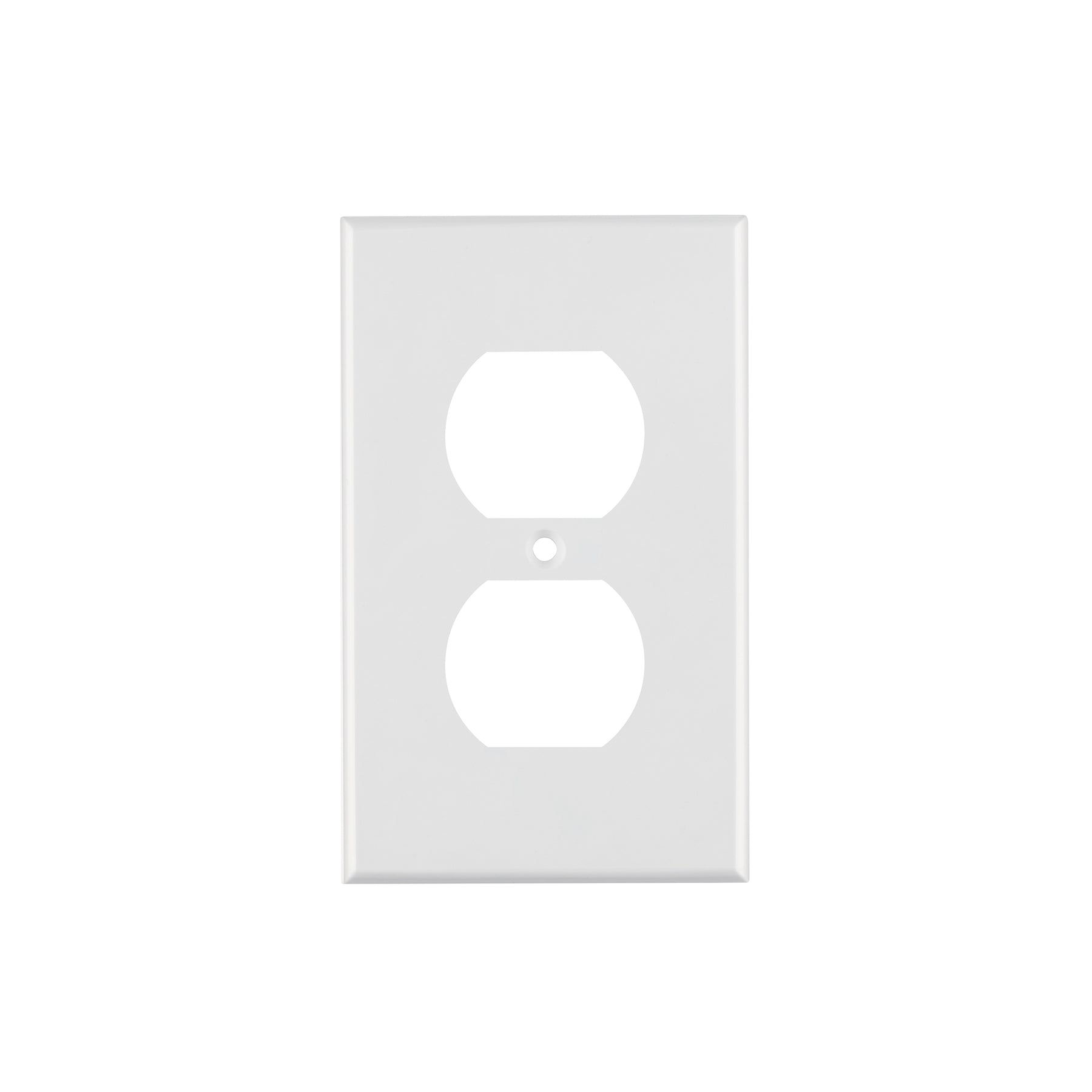 Placa de ABS dúplex, Standard, blanco, Volteck, PPDO-SB, 40241