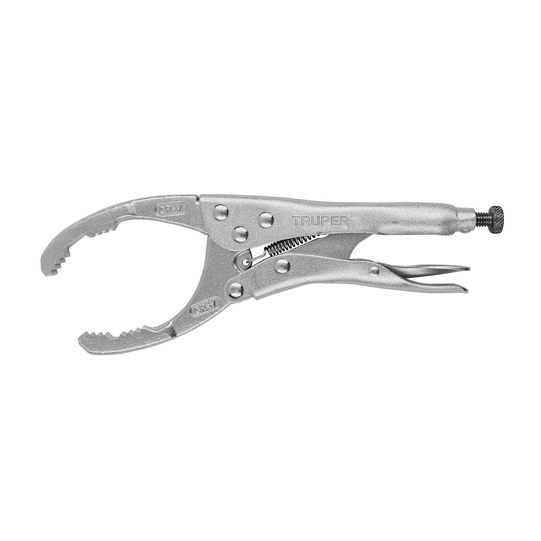 Pinza de presión 9" para filtros de aceite, Truper