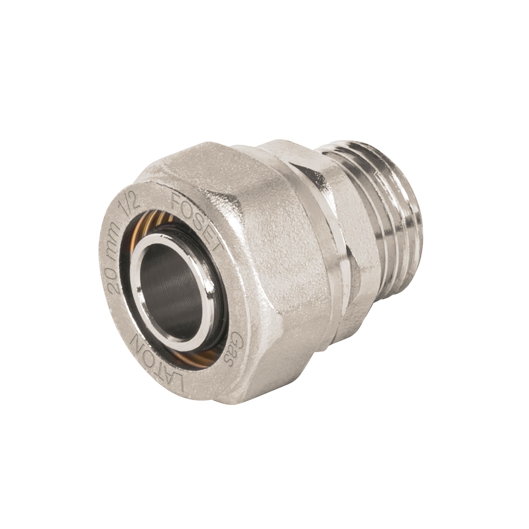 Conector para PEALPE, 1/2", con rosca macho, Foset