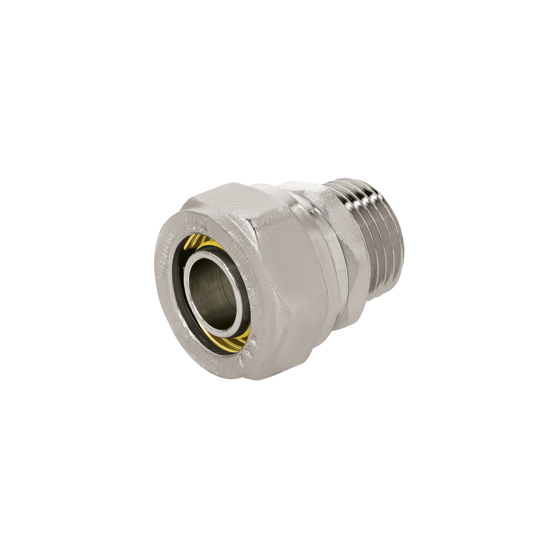 Conector para PEALPE, 1/2", con rosca macho, Foset, PPG-12NM, 45936