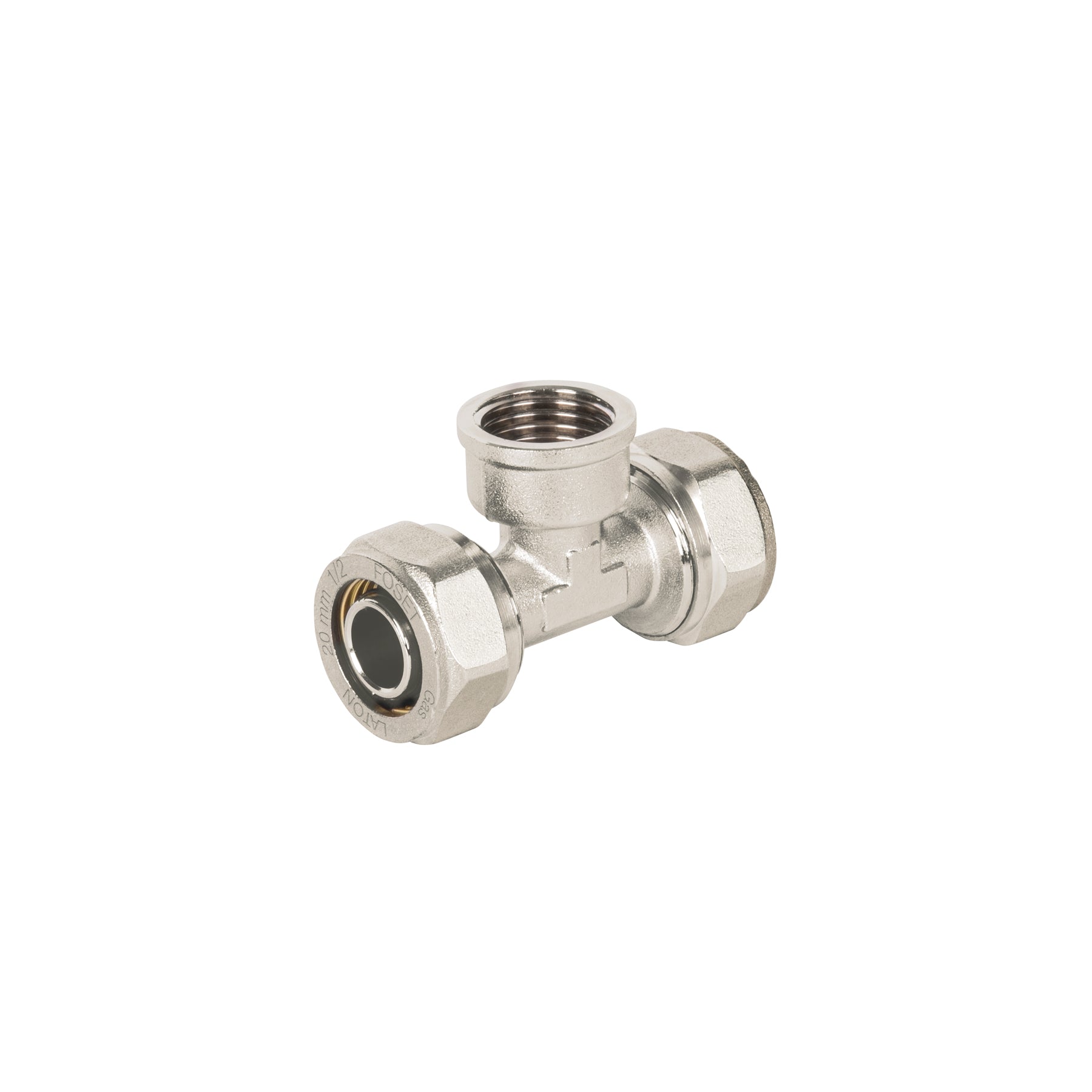 Tee para PEALPE, 1/2", con rosca hembra central, Foset, PPG-12TH, 45930