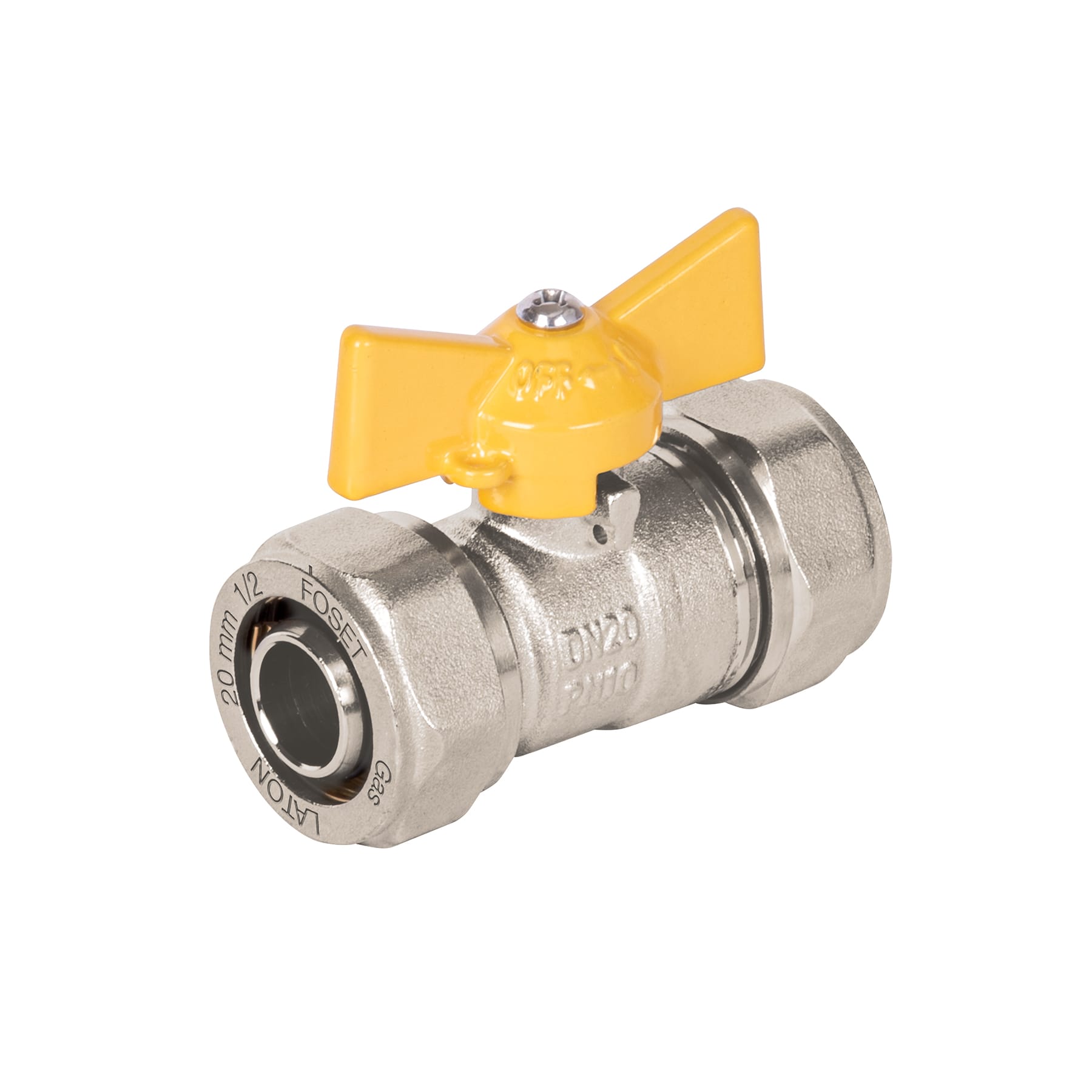 Válvula esfera para PE-AL-PE, 1/2", Foset