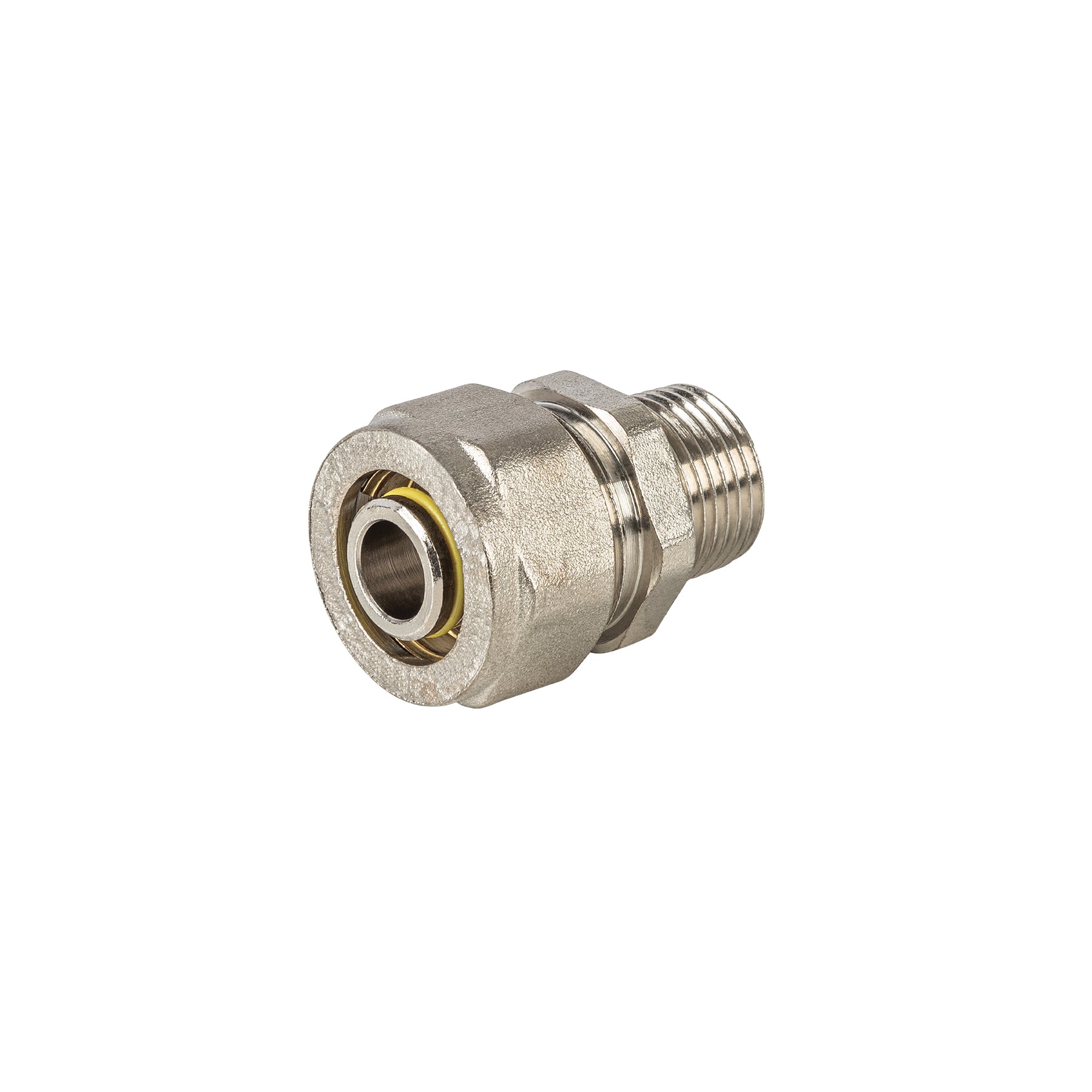 Conector para PEALPE, 3/8x3/8", con rosca macho, Foset