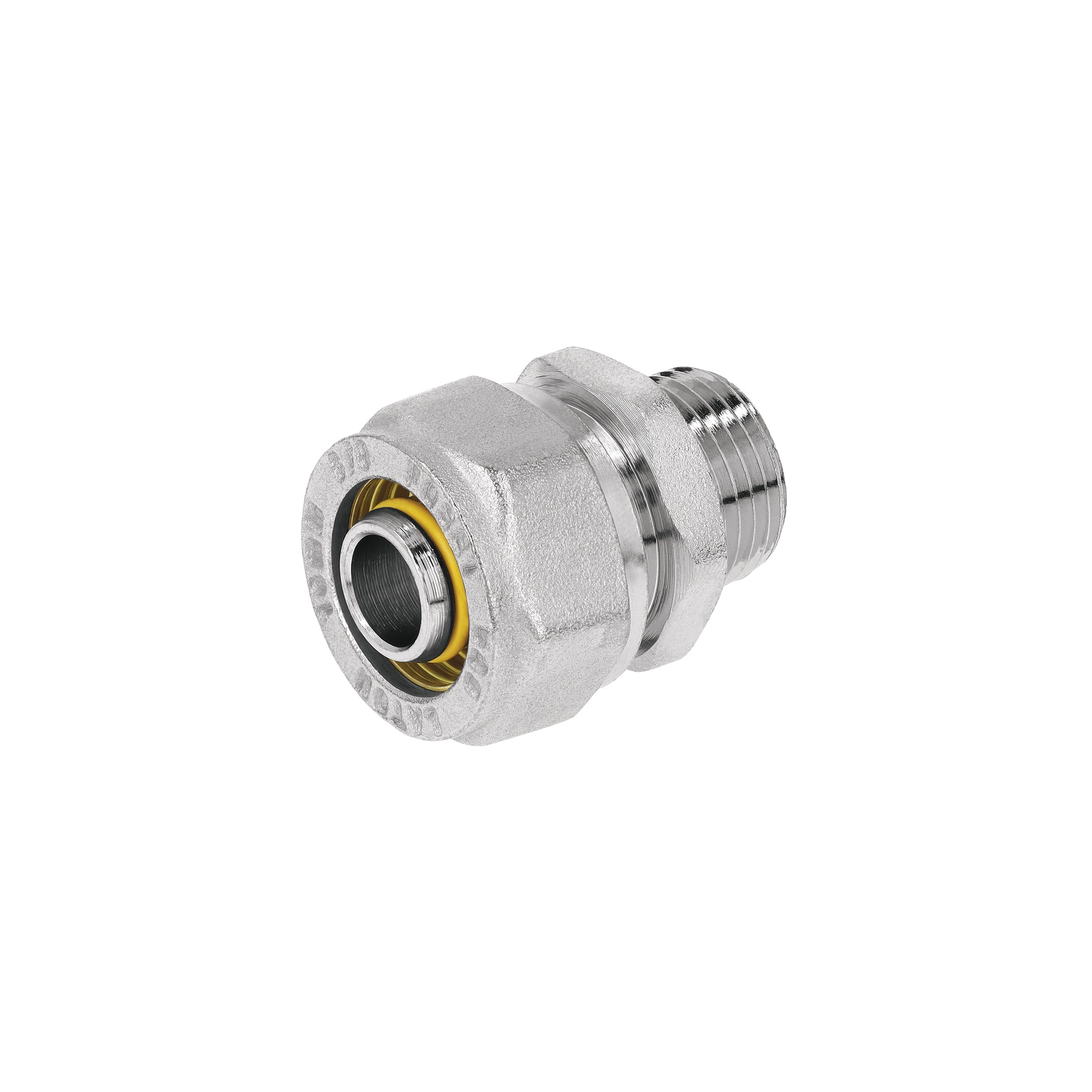 Conector para PEALPE, 3/8x3/8", con rosca macho, Foset, PPG-3838NM, 44851