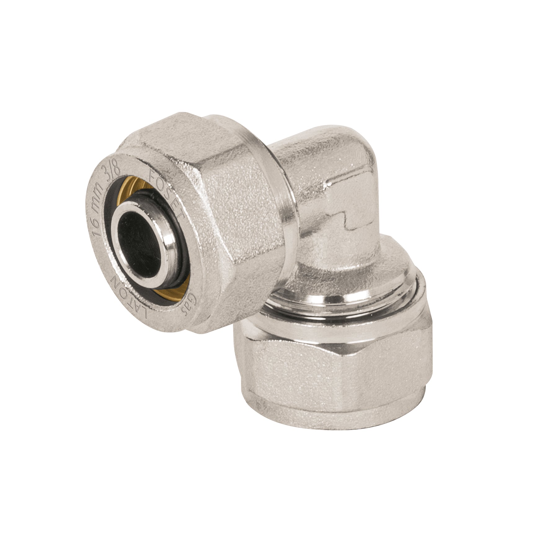 Codo 90∞ para PEALPE, 3/8", Foset