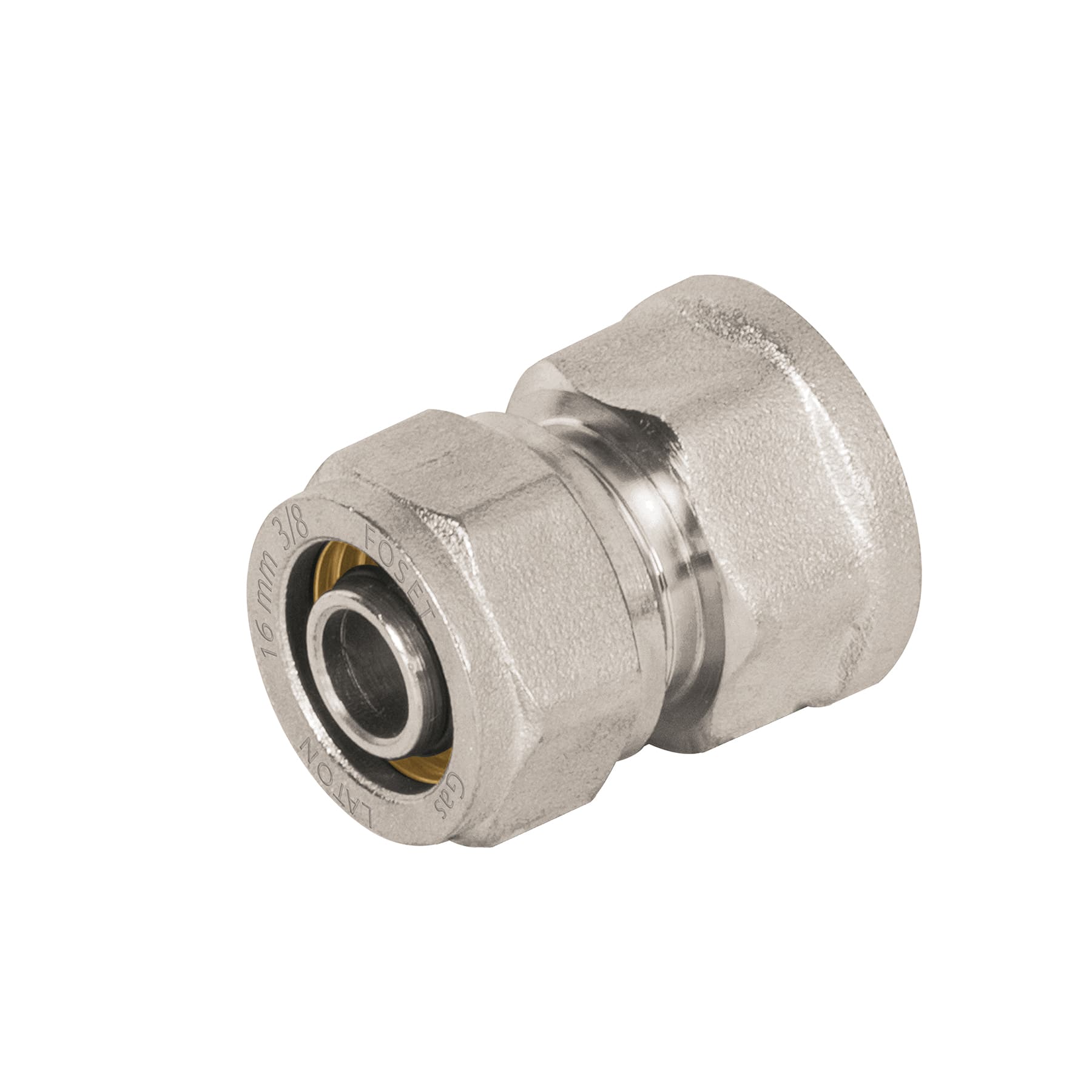Conector para PEALPE, 3/8", con rosca hembra, Foset