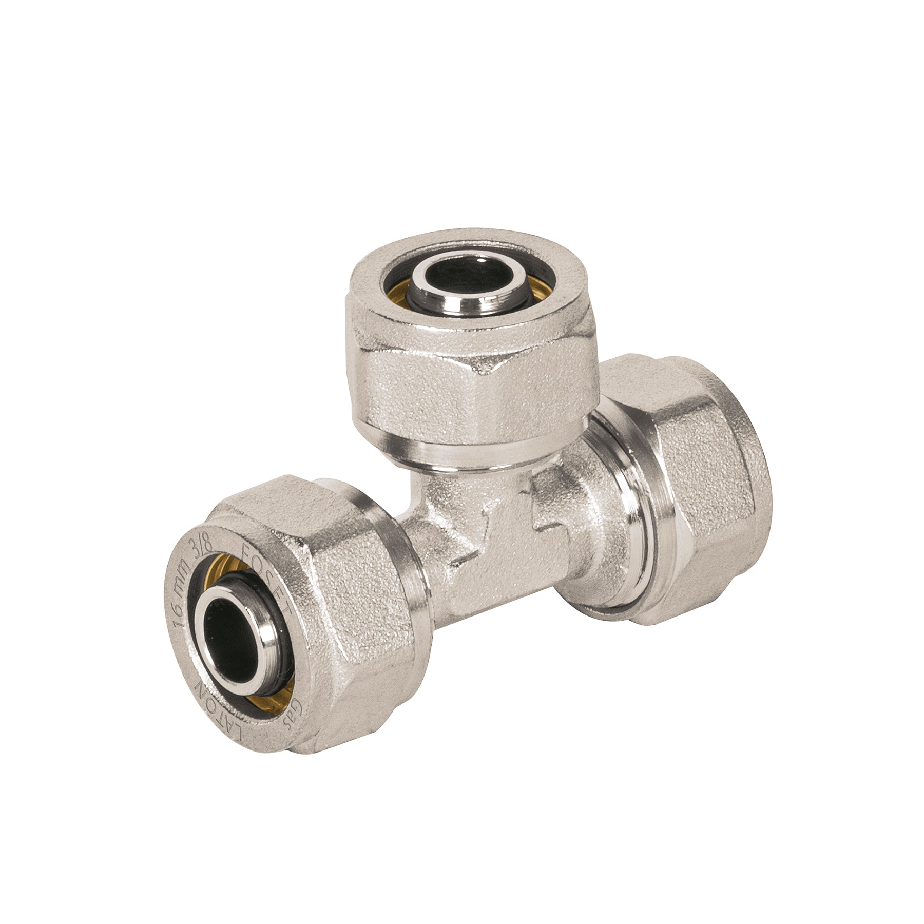 Tee para PEALPE, 3/8", Foset