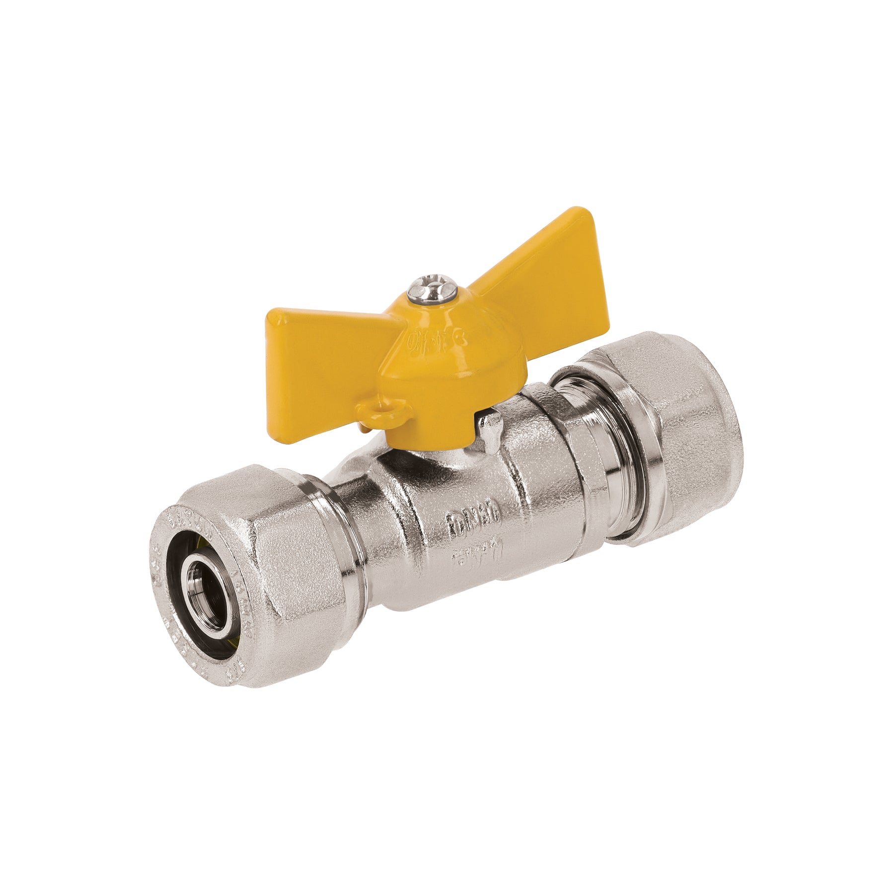 Válvula esfera para PE-AL-PE, 3/8", Foset, PPG-38VE, 45943