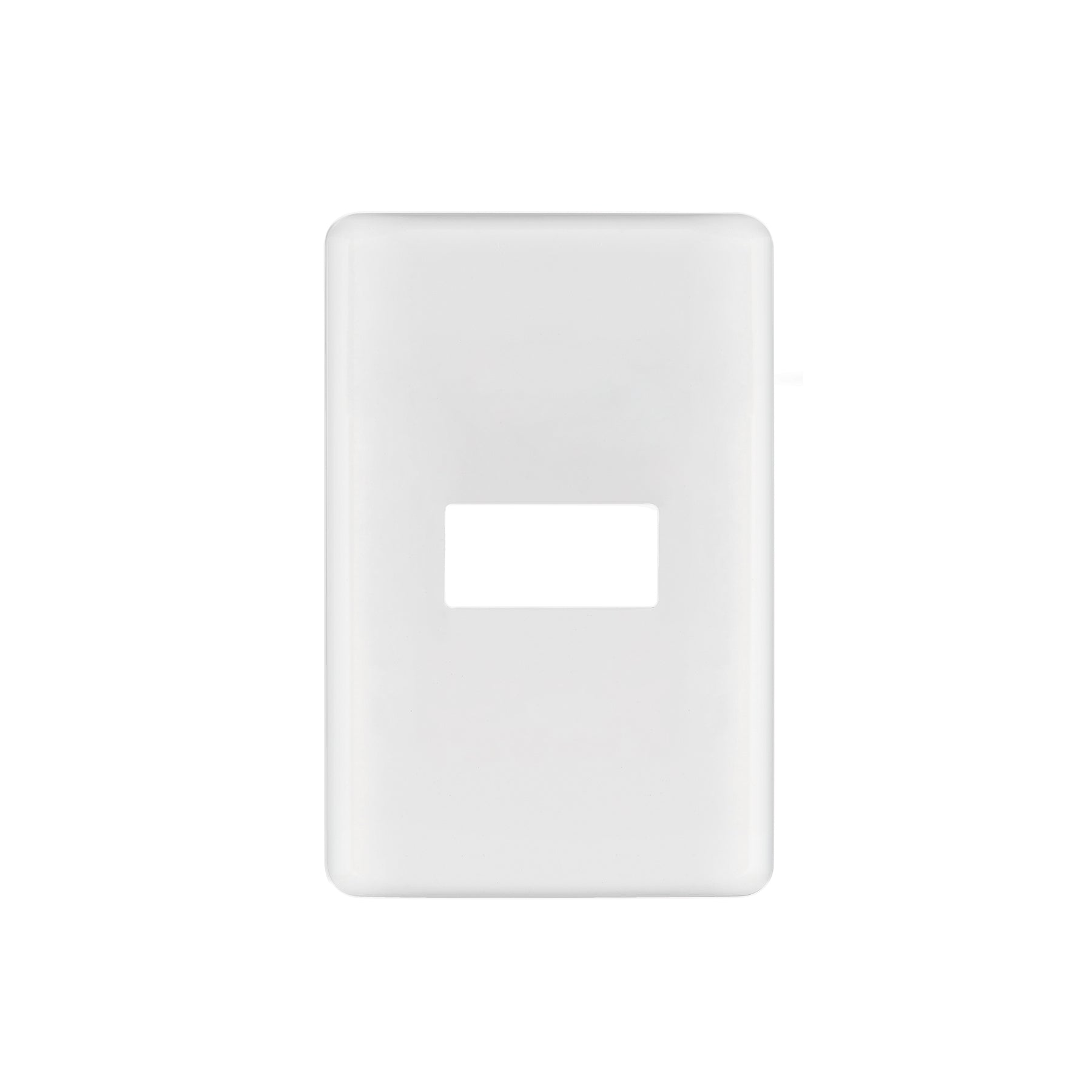 Placa 1 módulo de ABS, blanca, BASIC, Volteck, PPSE-B, 27222