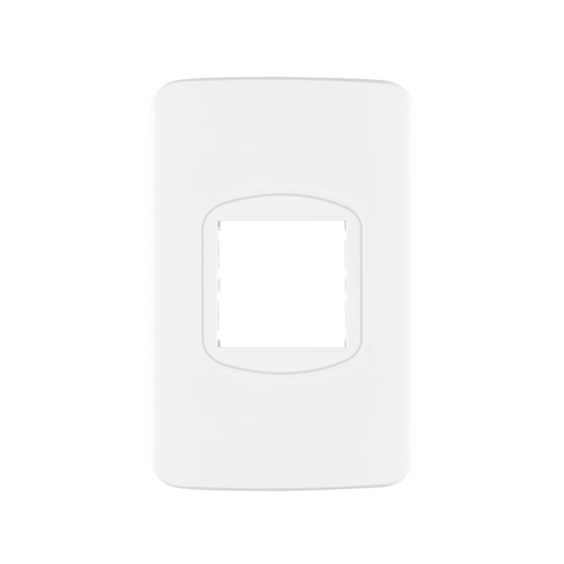 Placa de 1 ventana 1.5 módulos, línea Toledo, Basic