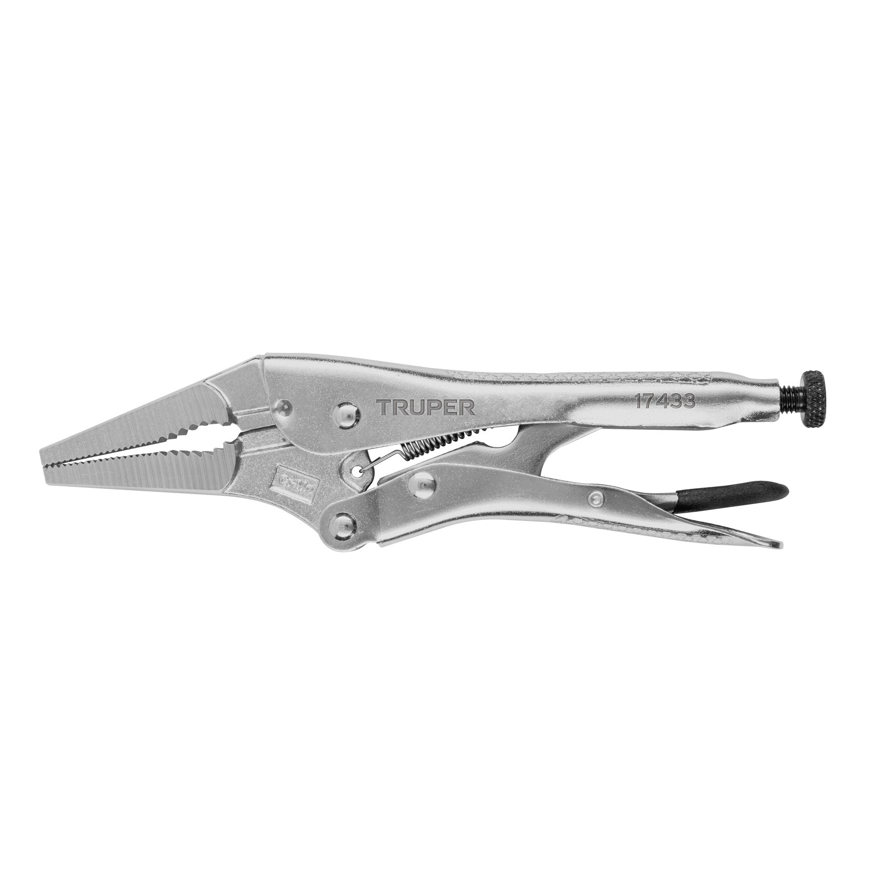 Pinza de presión 9", punta larga, Truper