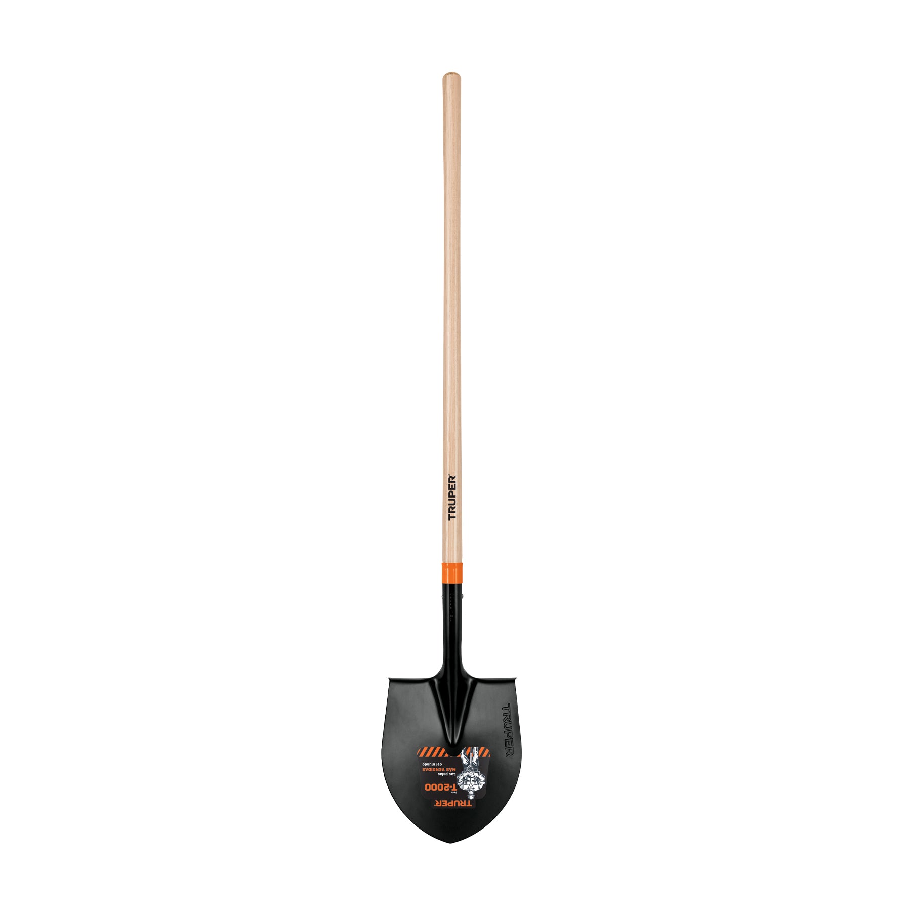 Pala redonda # 4 T-2000, mango largo 45", Truper