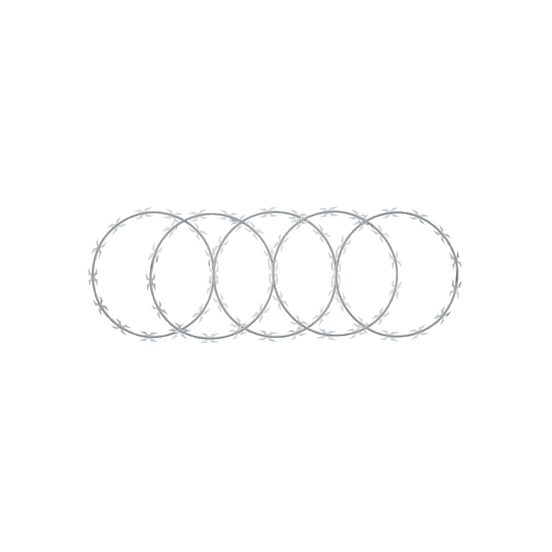 Rollo concertina máxima seguridad, 45cm diámetro x 8m, Fiero