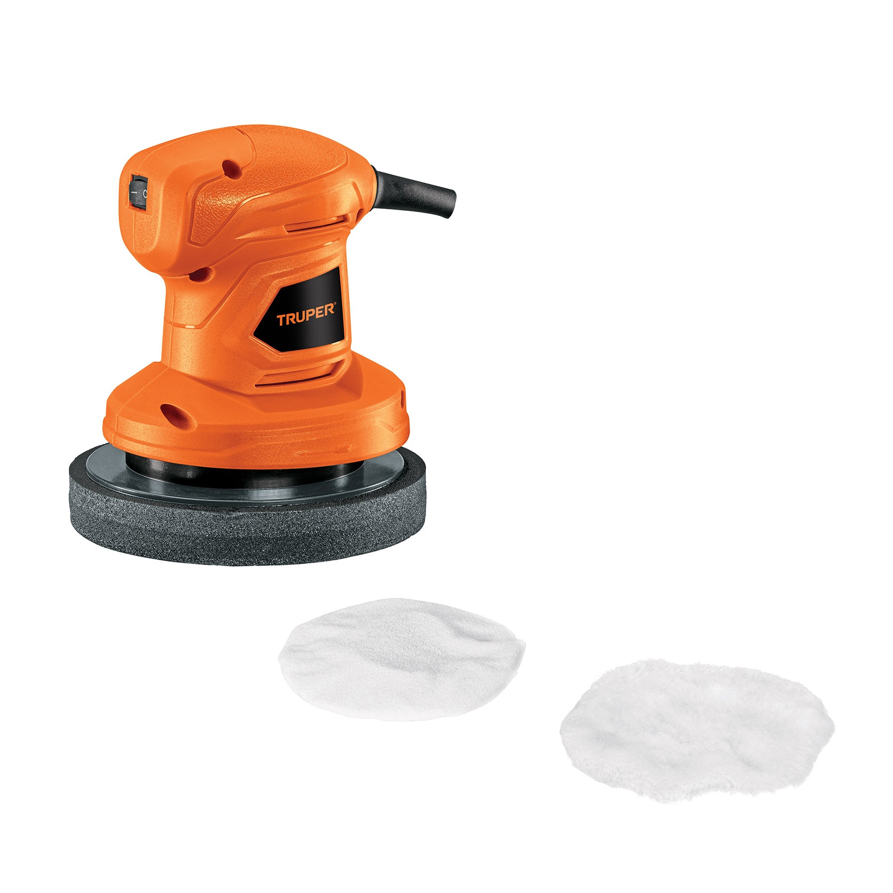 Pulidora compacta a una mano, 6", 45W, Truper PRO