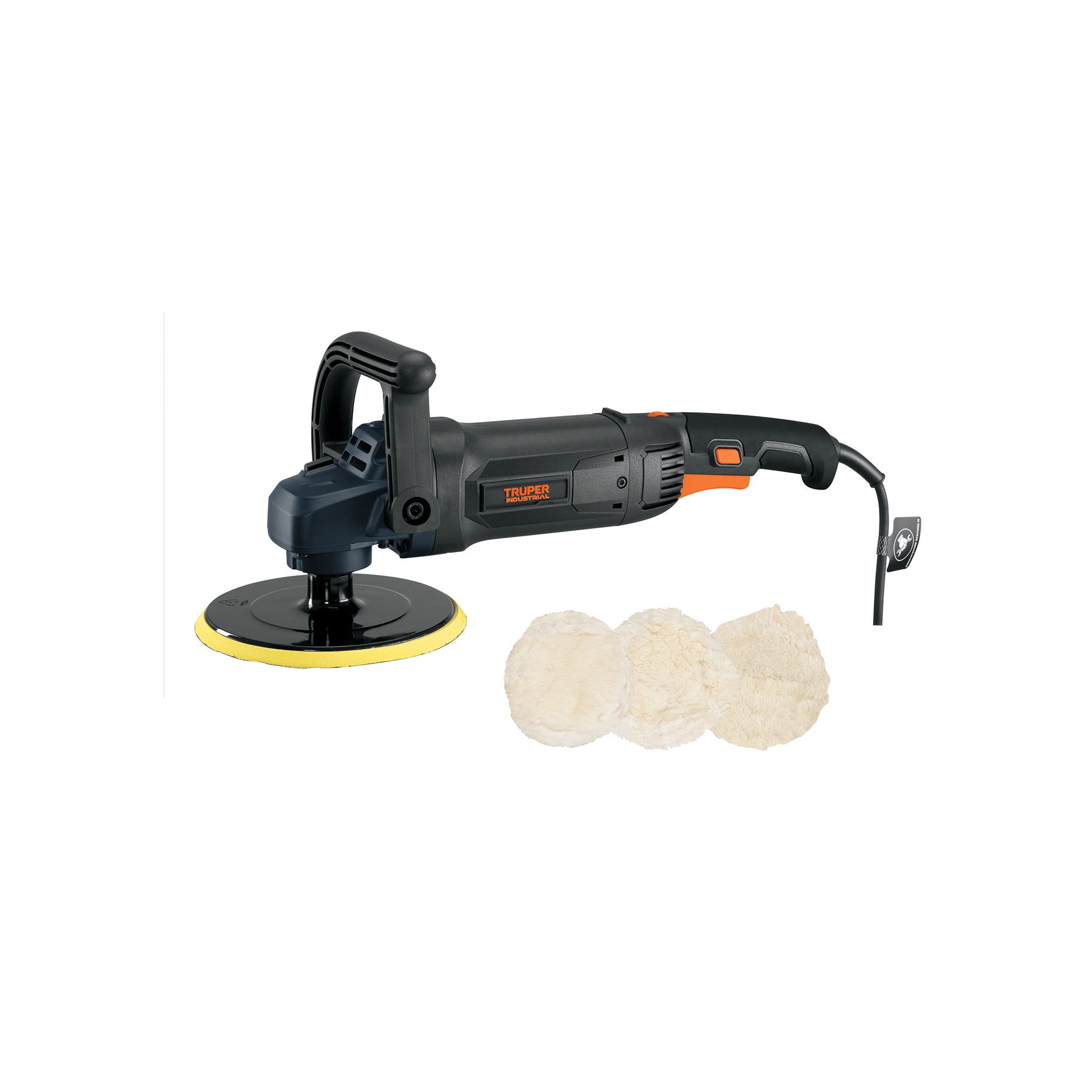 Pulidora velocidad variable 7", 1200W, Truper industrial
