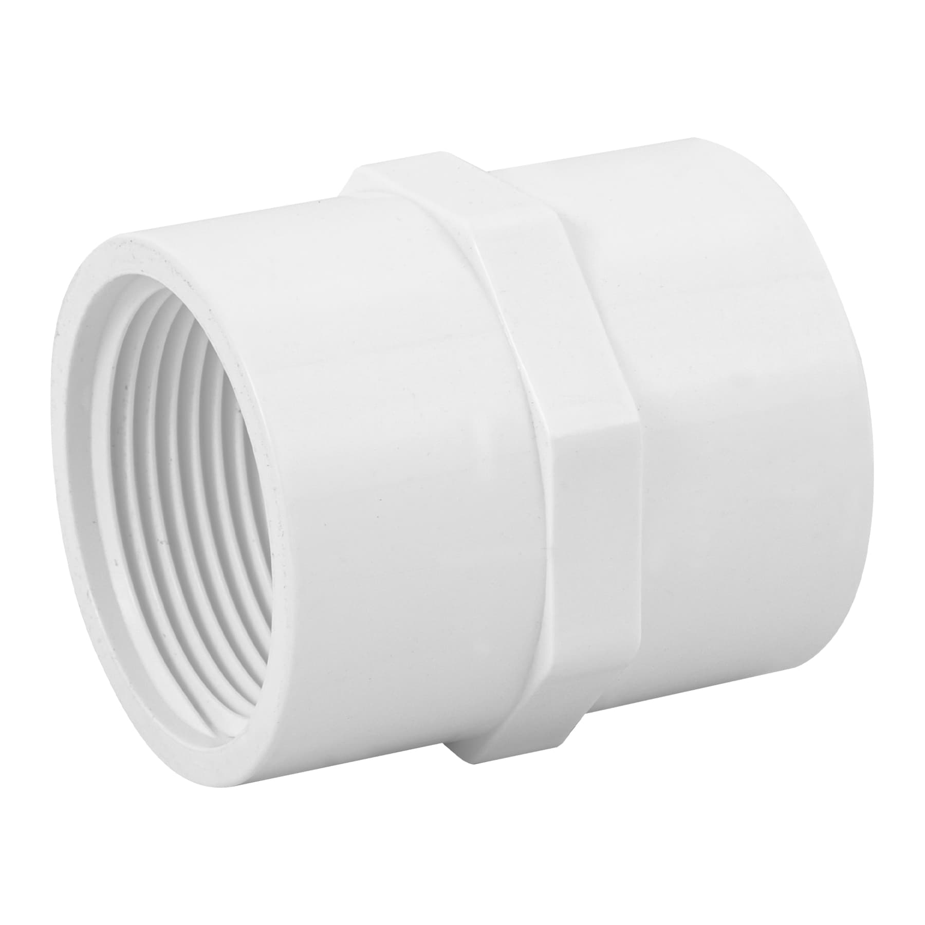 Adaptador hembra de PVC 1-1/4", Foset, PVC-604, 45548