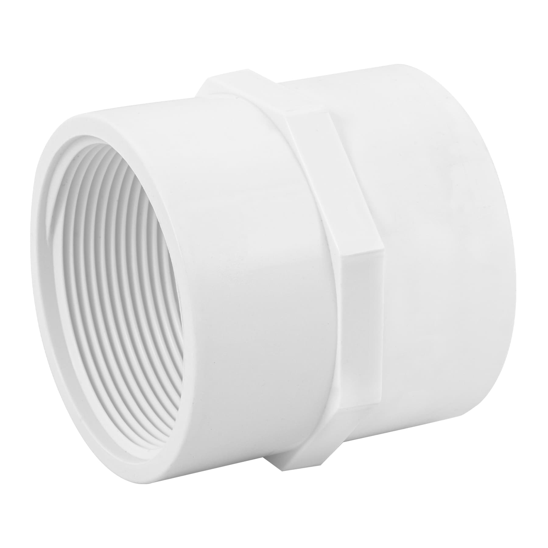 Adaptador hembra de PVC, 2", Foset, PVC-606, 45550