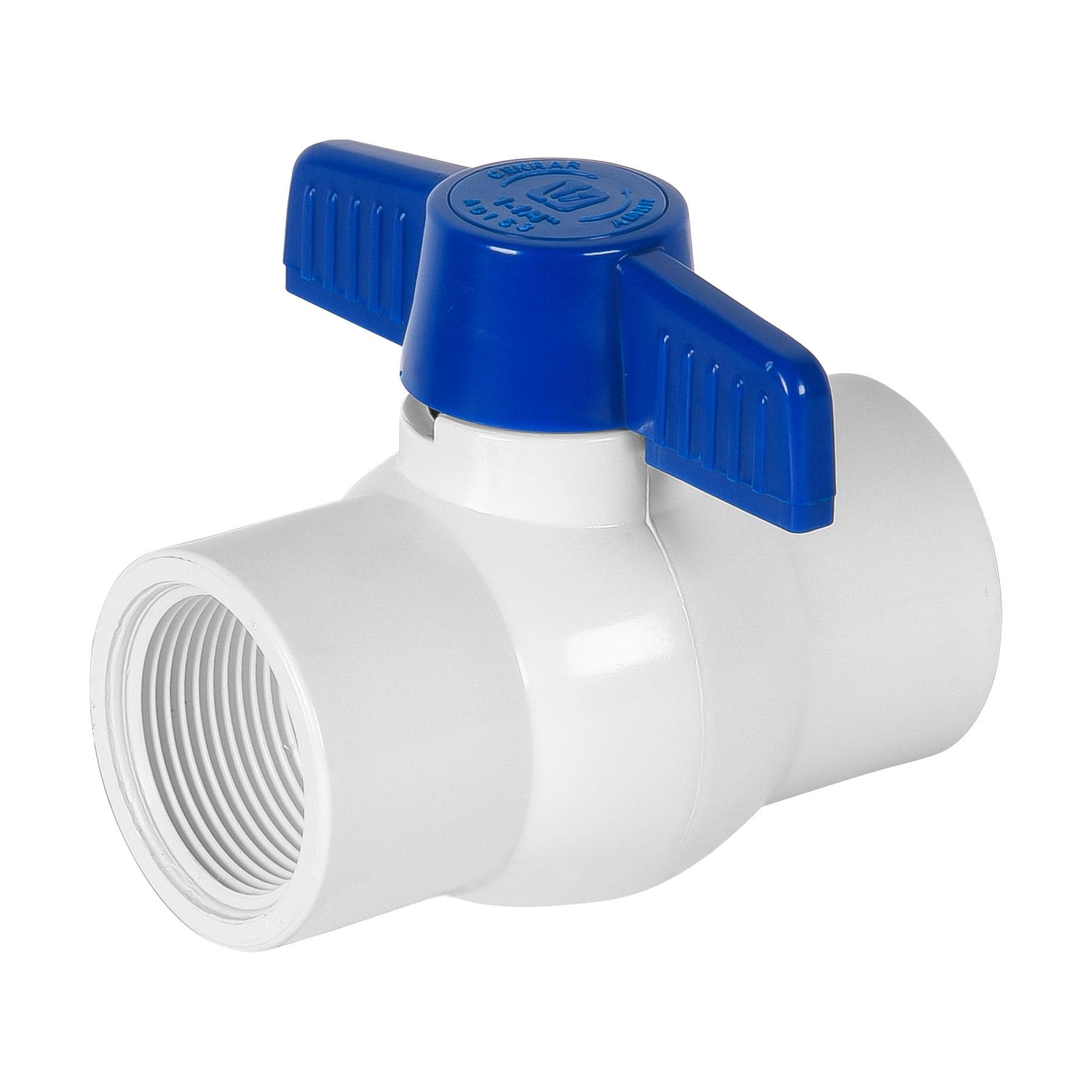 Válvula esfera de PVC 1-1/4" roscable, Foset, PVC-ES-1-1/4R, 49153