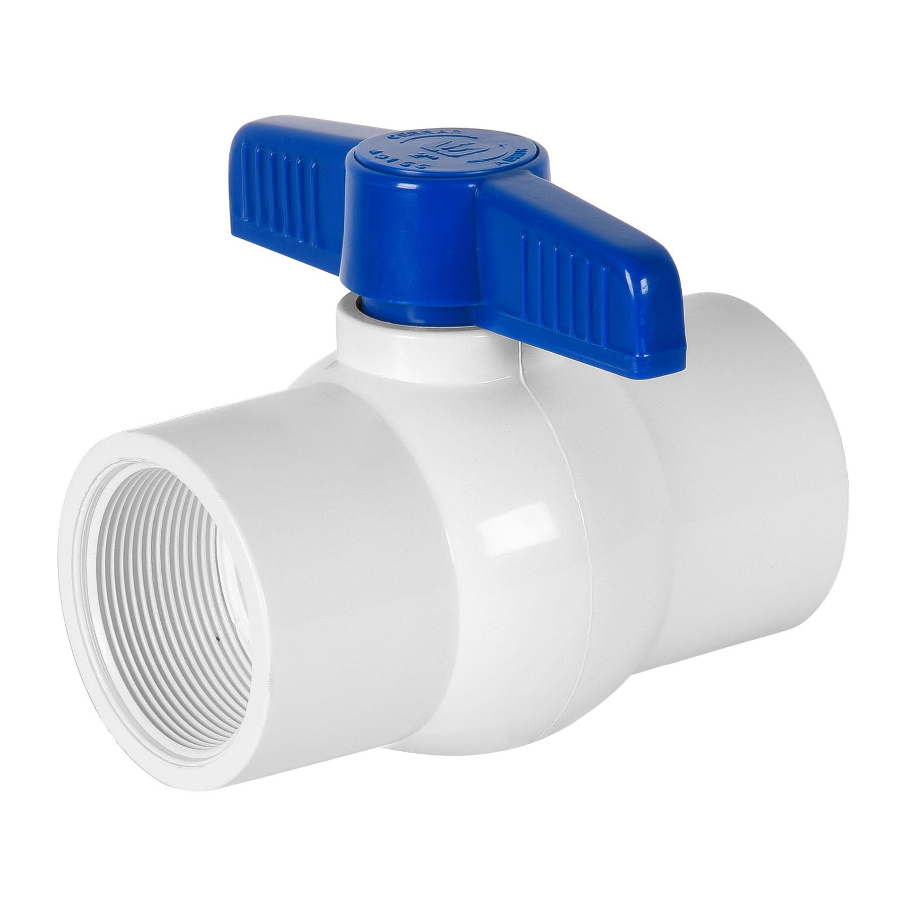 Válvula esfera de PVC 2" roscable, Foset, PVC-ES-2R, 49155