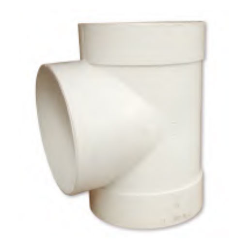 Tee pvc sanitario cem. de 160 mm (6)