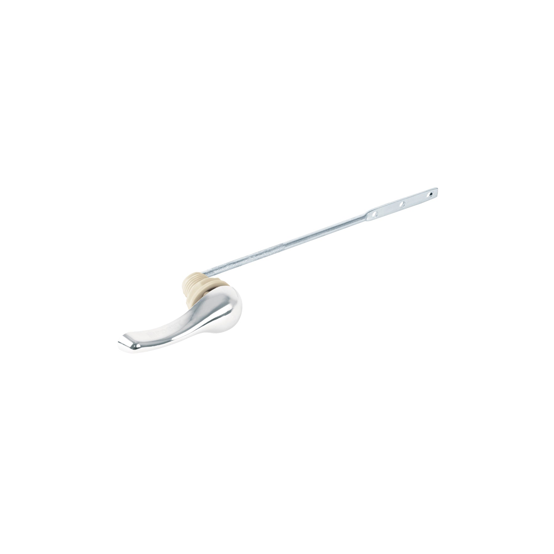 Palanca frontal metálica cromada para WC, Foset, PW-019, 49348