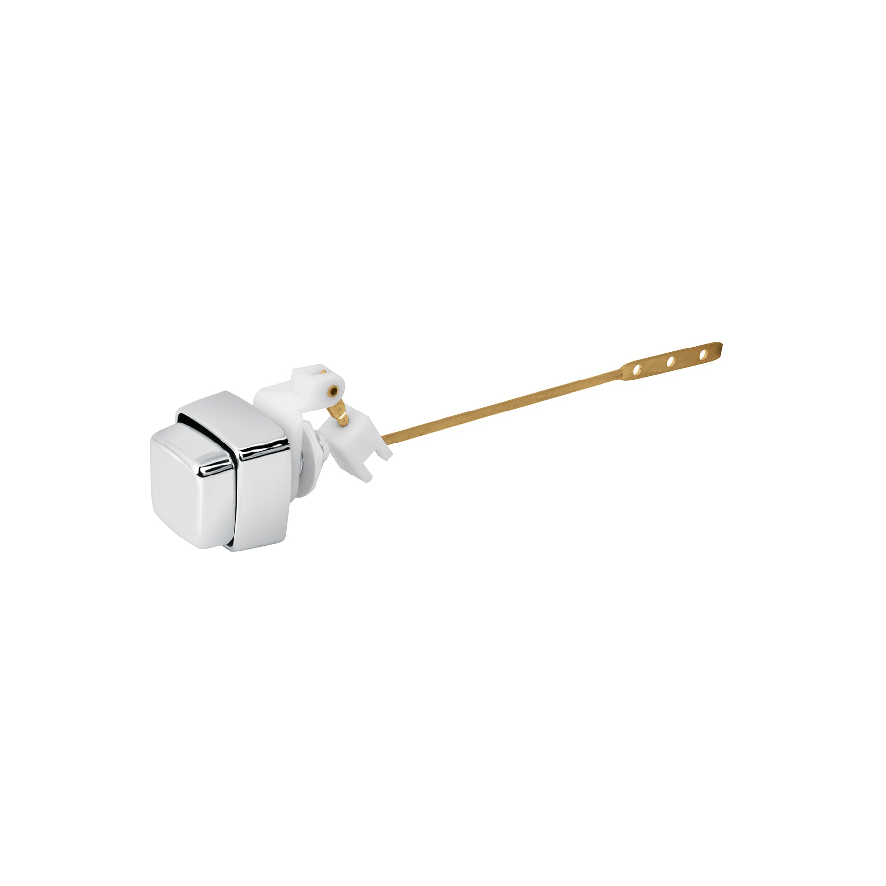 Botón lateral plástico cromado para WC, Foset, PW-020, 49505
