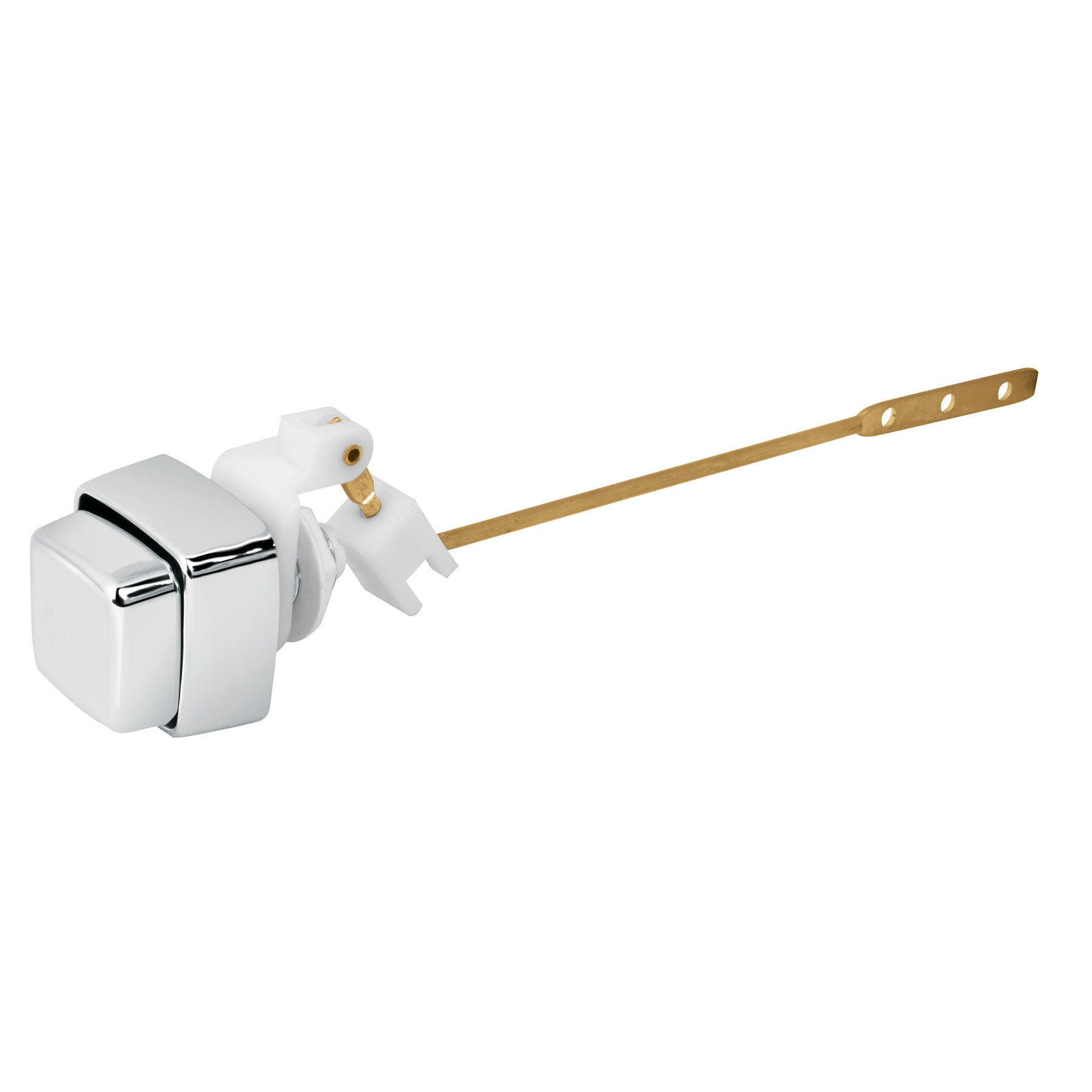 Botón lateral plástico cromado para WC, Foset