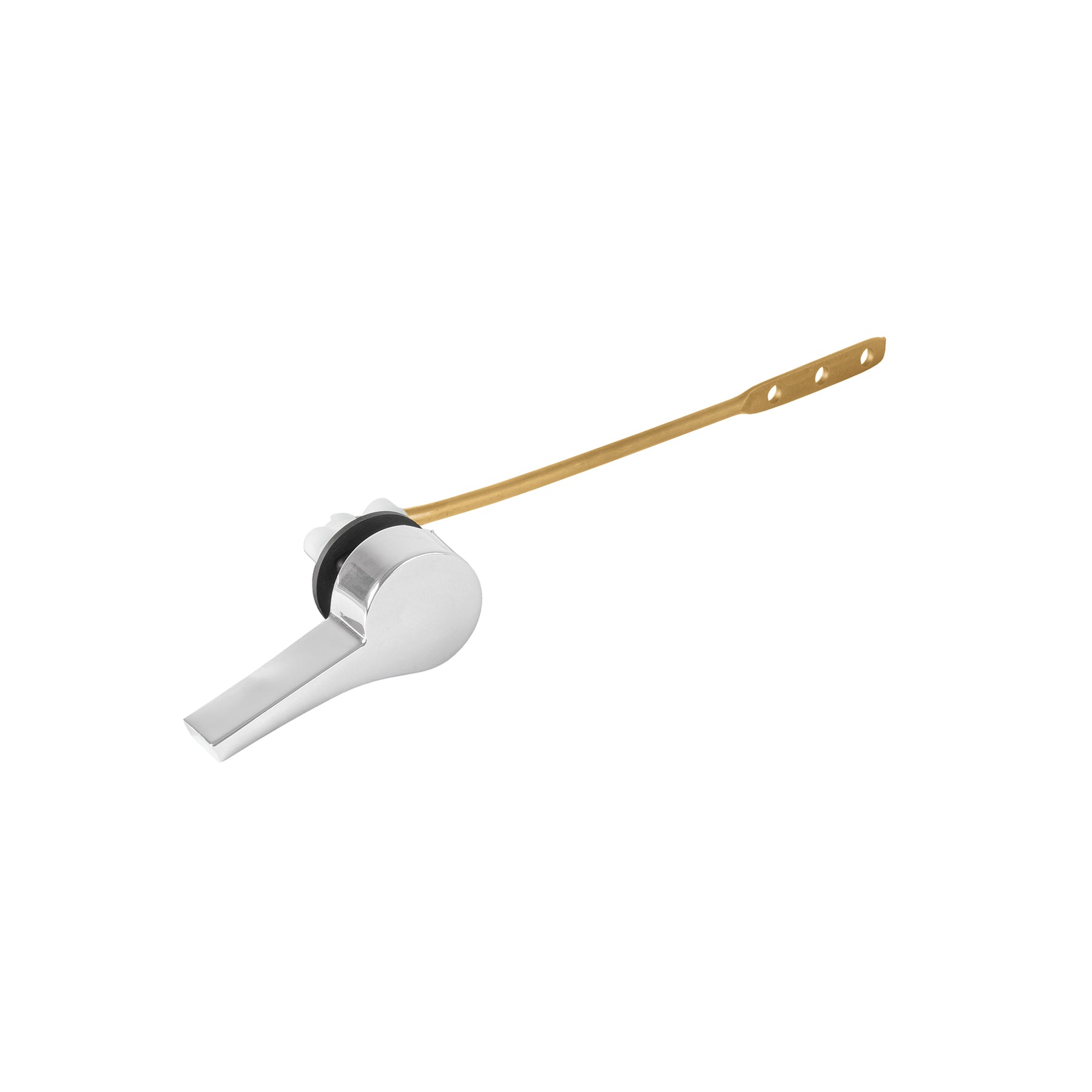 Palanca frontal metálica cromada minimalista para WC, Foset