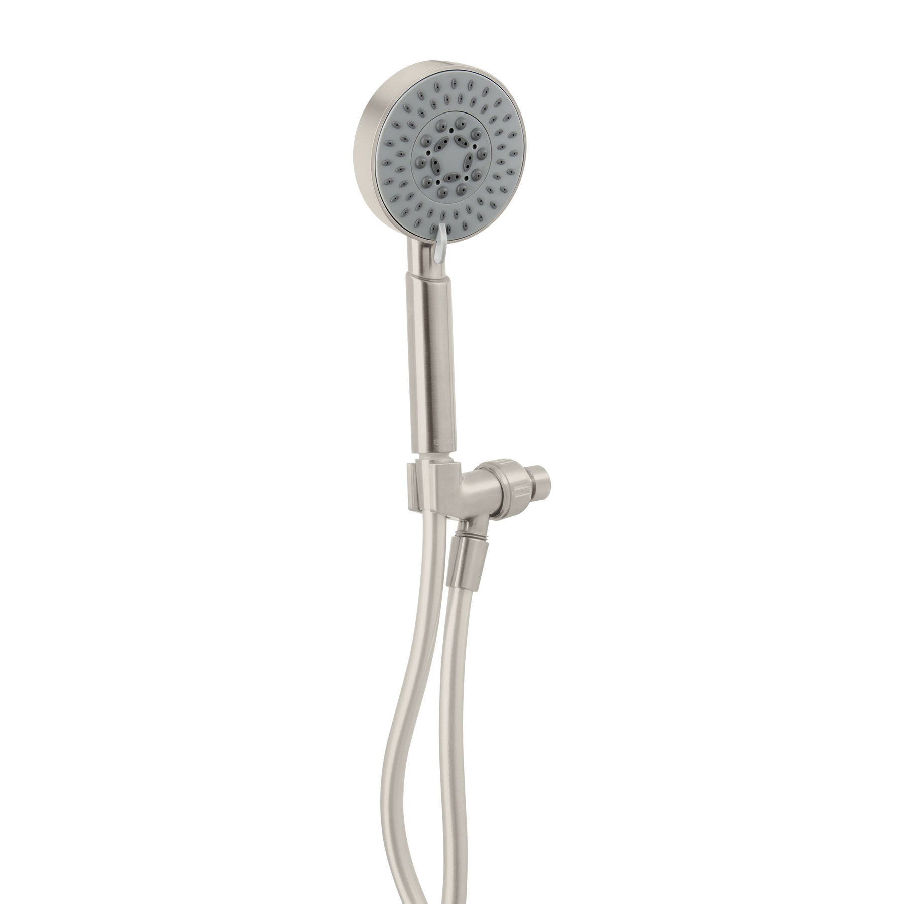 Regadera satín de teléfono 4" con soporte, Foset Element