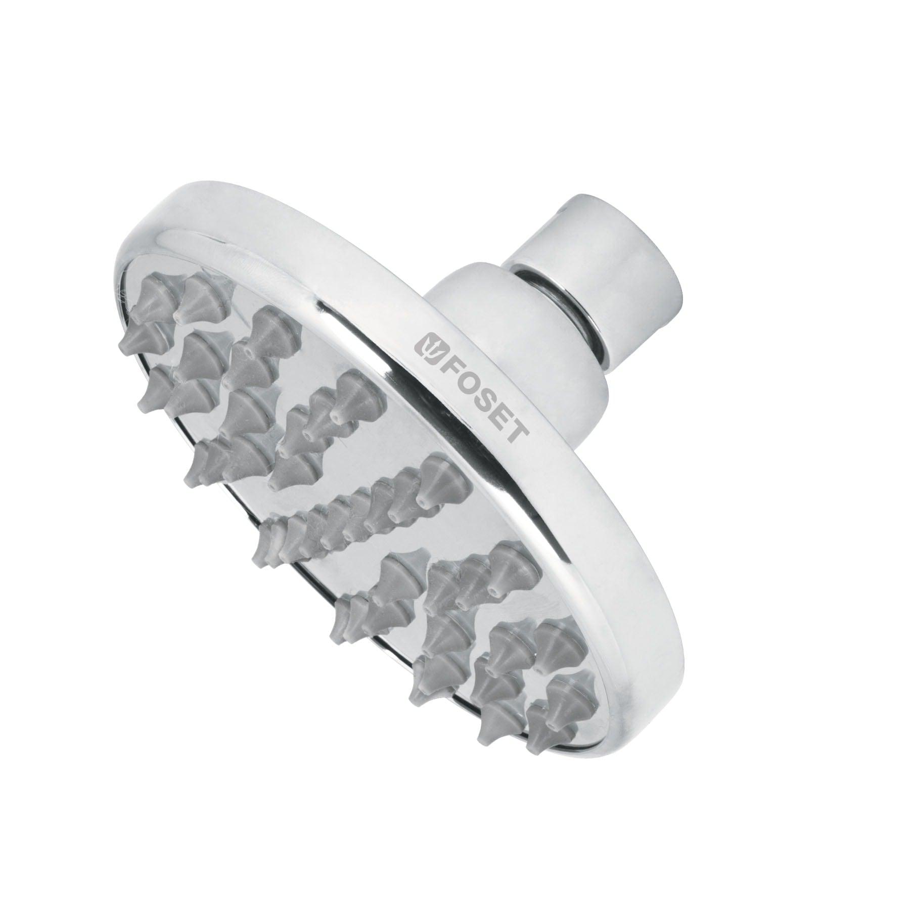 Regadera cromo 4" plato redondo, sin brazo ELEMENT, Foset, R-204S, 49581