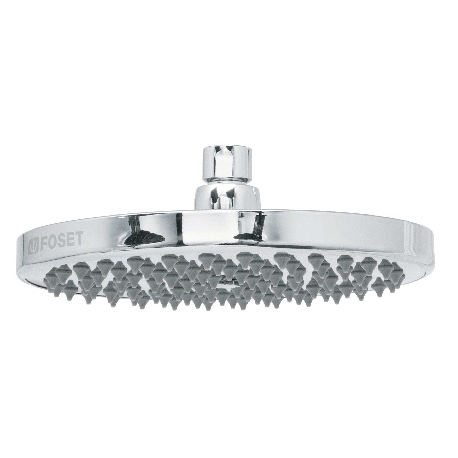 Regadera cromo 8" plato redondo, sin brazo ELEMENT, Foset, R-208S, 49583