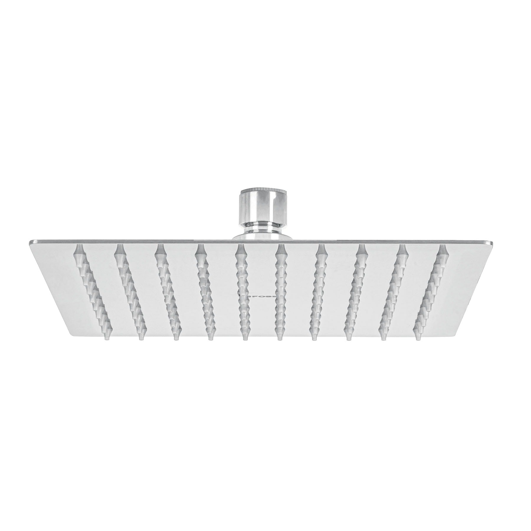 Regadera plato cuadrado 8" sin brazo, cromo, Foset RIVIERA
