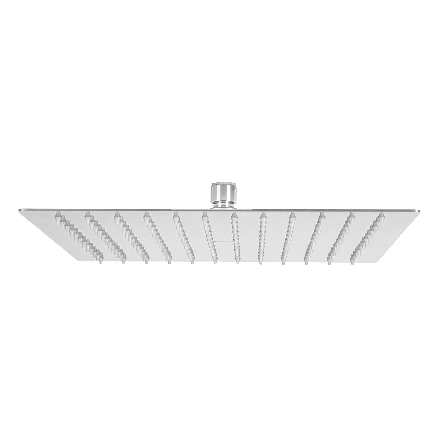 Regadera plato cuadrado 12" sin brazo, cromo, Foset RIVIERA