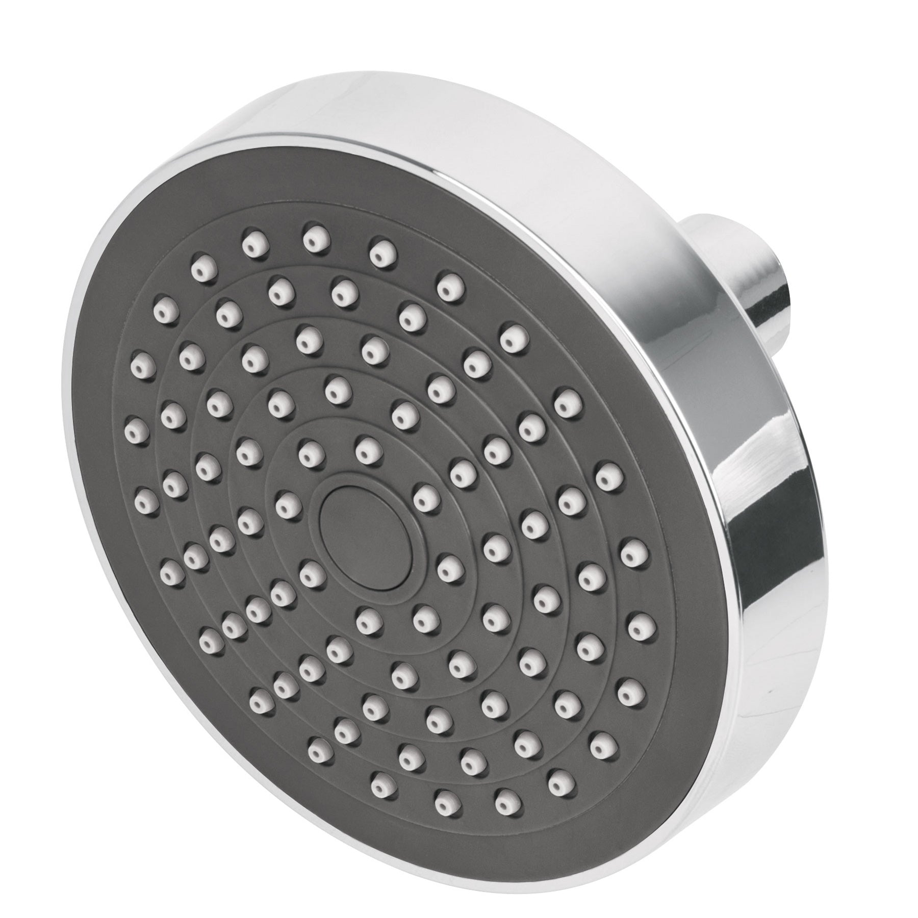 Regadera redonda de ABS 4-1/4" sin brazo, Foset Basic