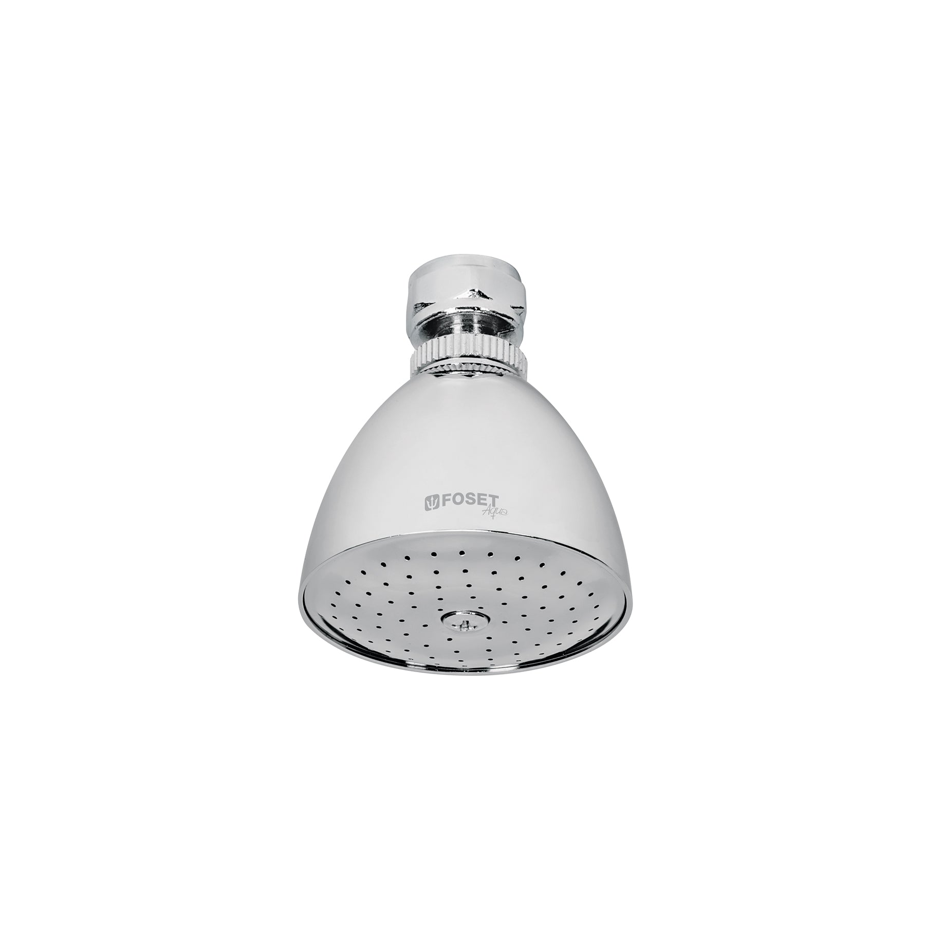 Regadera cónica 2-1/2", metálica, sin brazo, cromo, AQUA, Foset, R-509S, 49449