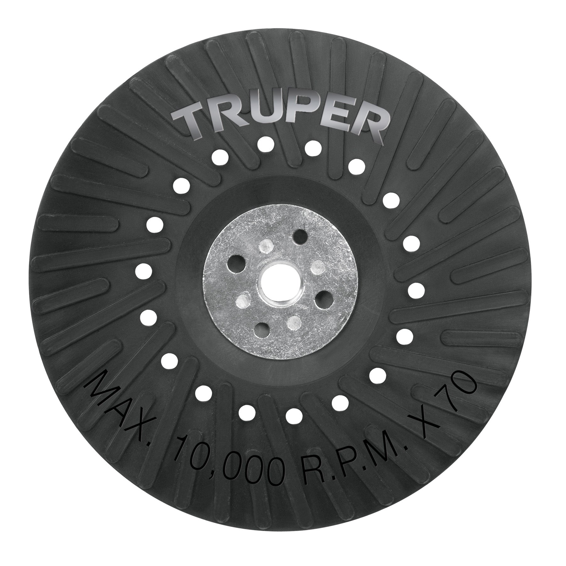 Respaldo para discos de lija 7", eje M14, Truper
